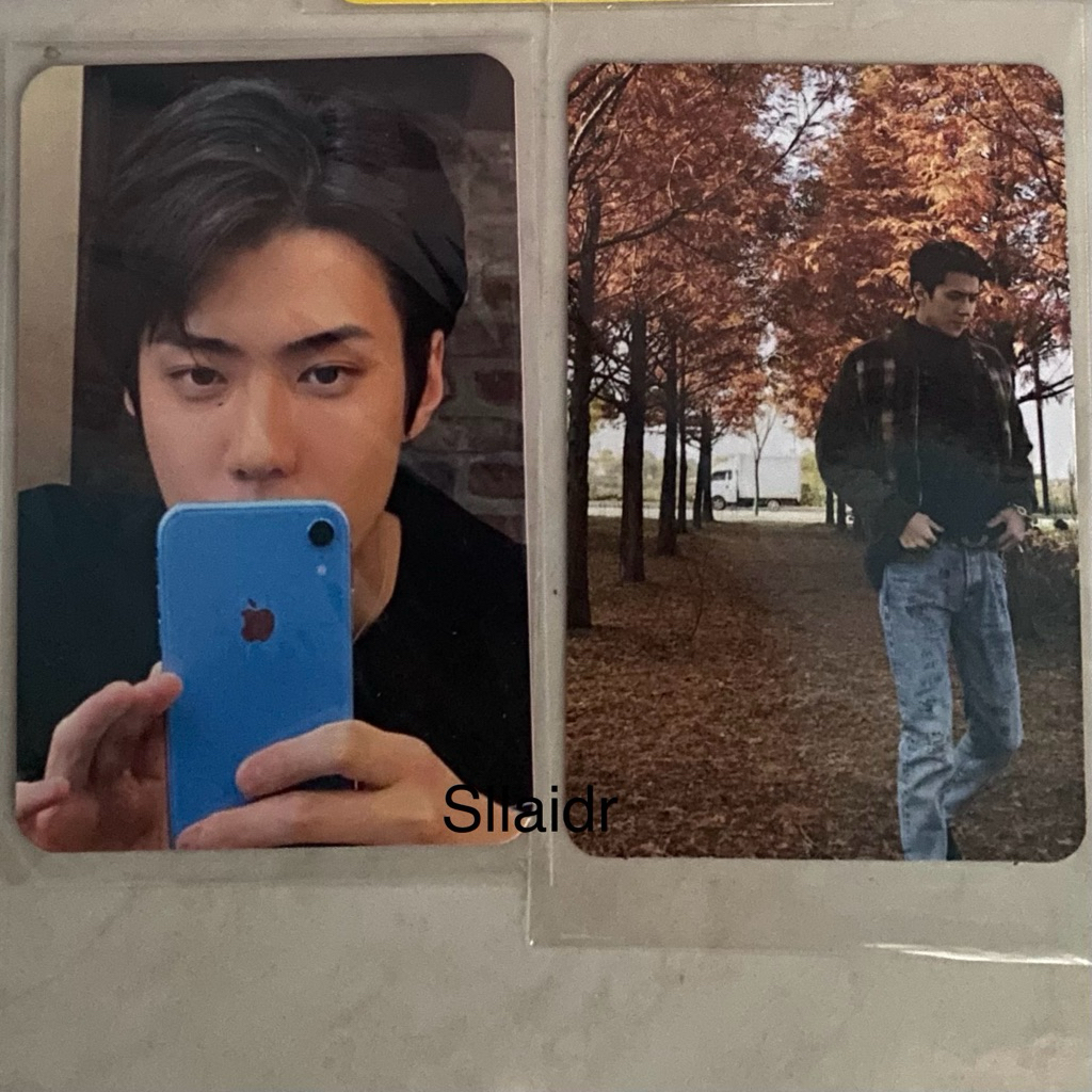 Photocard Sehun vivace & pc sehun what a life exo