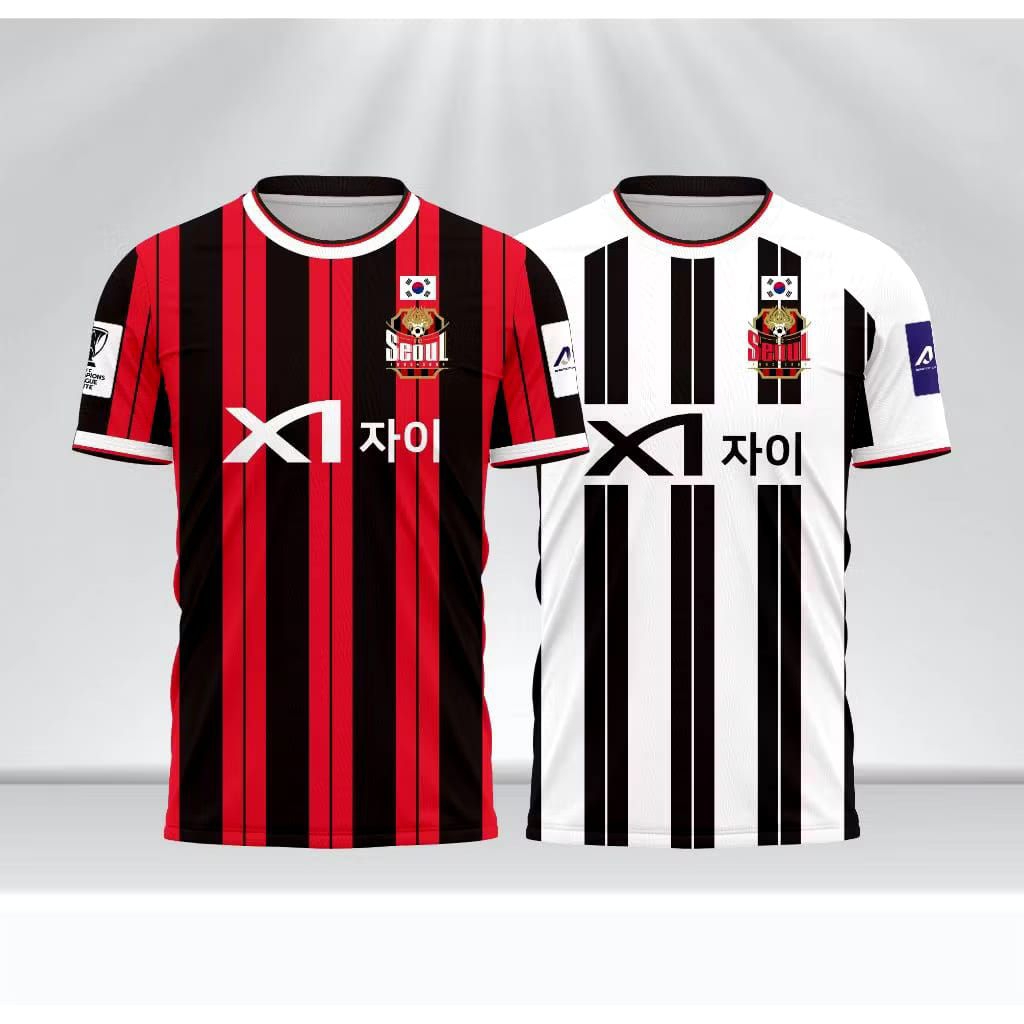 JERSEY FC SEOUL HOME AWAY 25/26 GRATIS NAMA DAN NOMOR PUNGGUNG