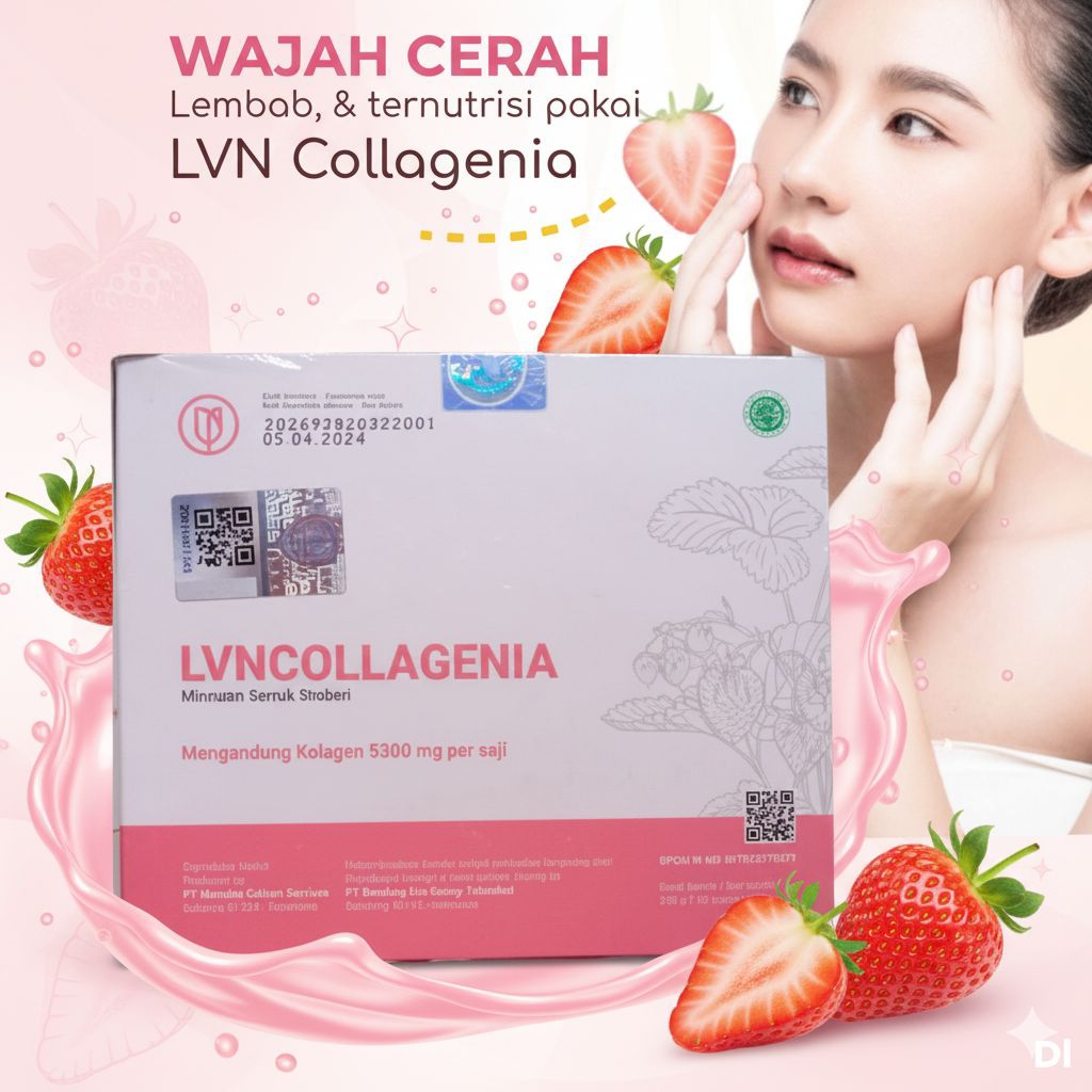 lvn collagenia Minuman Kecantikan Kolagen Ikan – Halal & BPOM