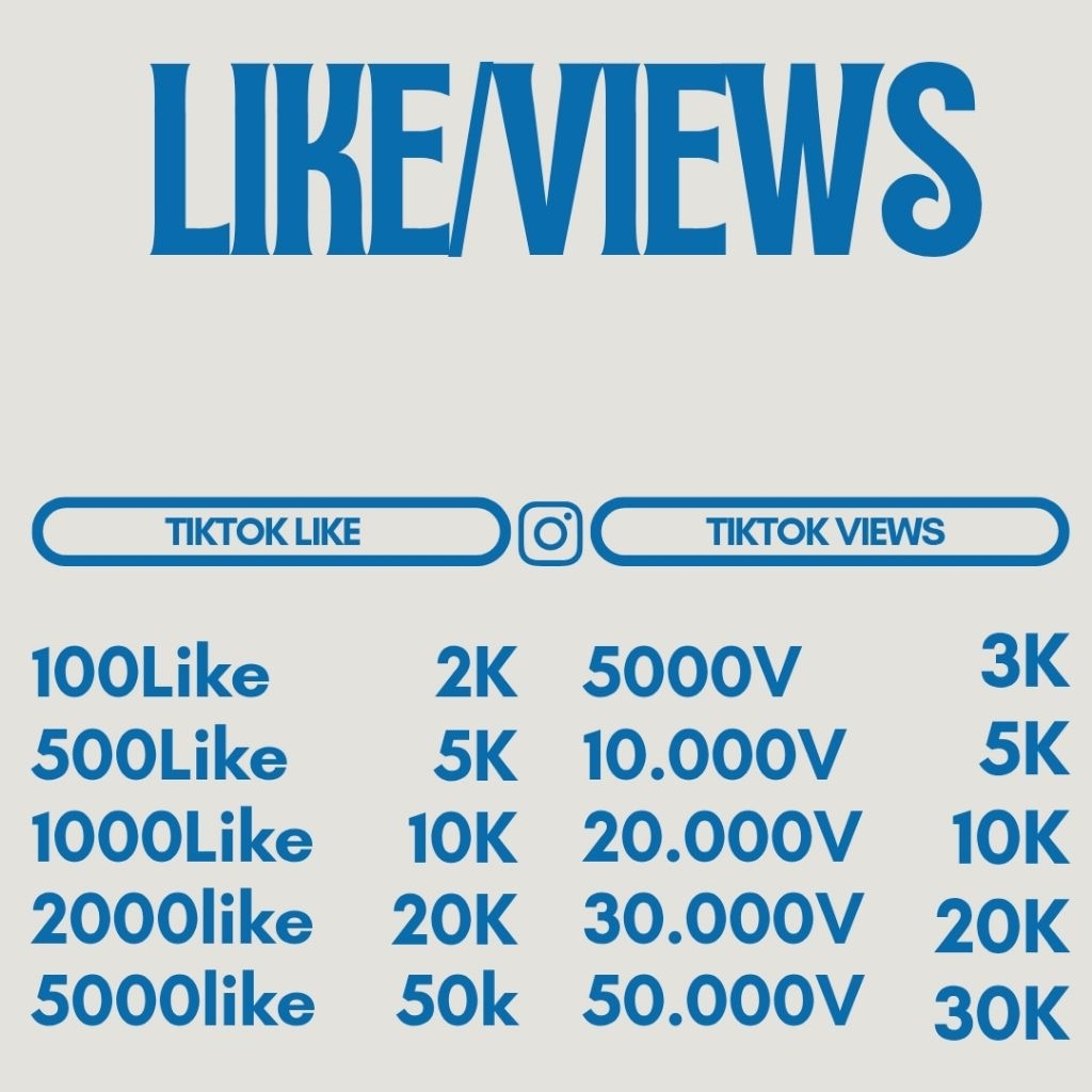 TikTok like&views | cepat terpercaya