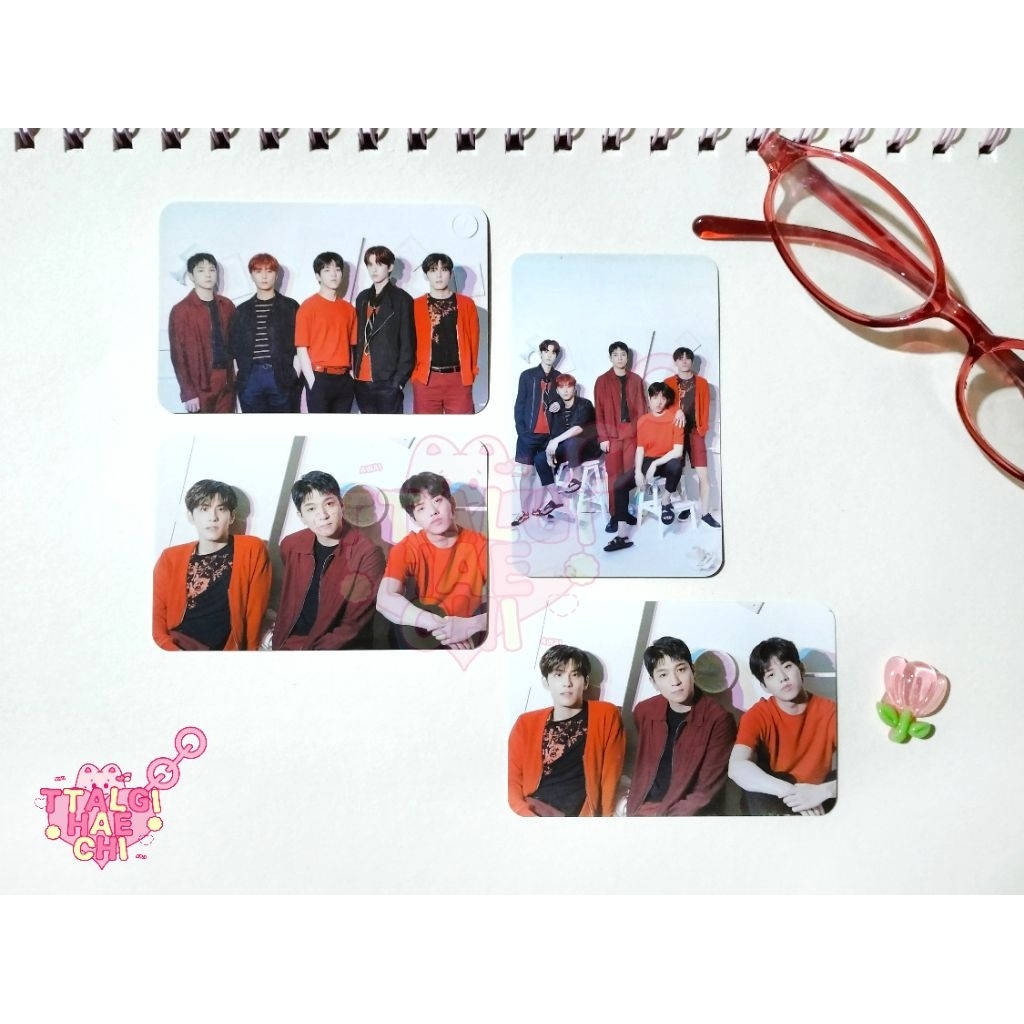 pc photocard day6 gravity red sungjin jae youngk young k wonpil dowoon unit sungdopil group grup set