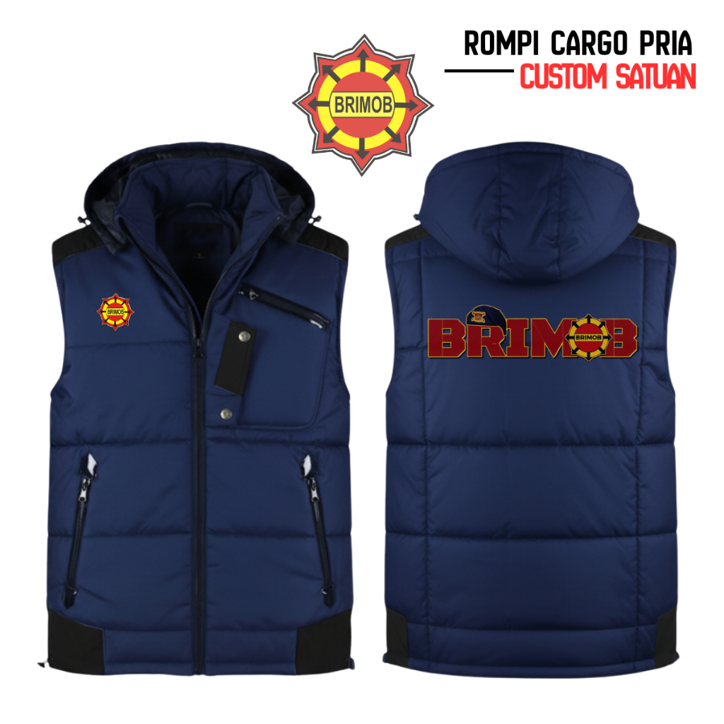 ROMPI BODYVEST BRIMOB TACTICAL SAFETY CUSTOM
