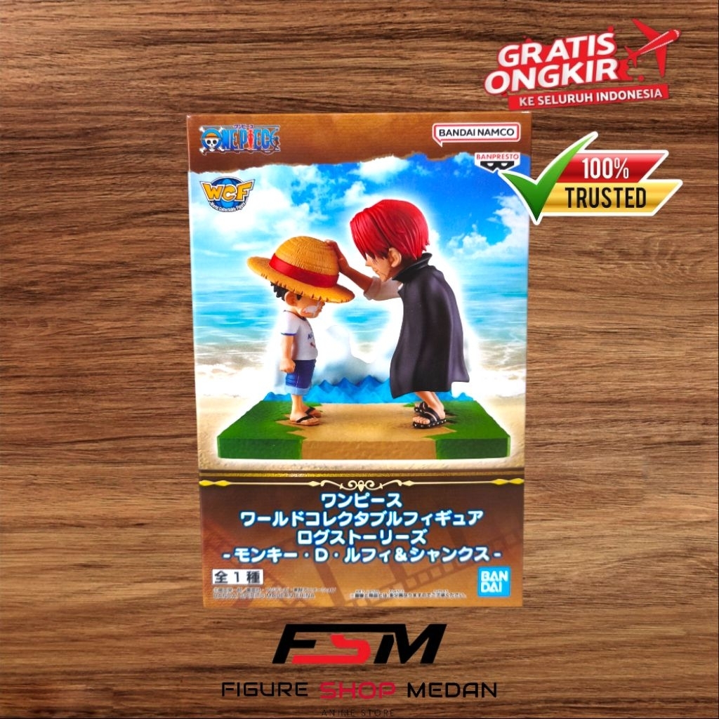 WCF Figure Log Stories Monkey D. Luffy & Shanks - One Piece