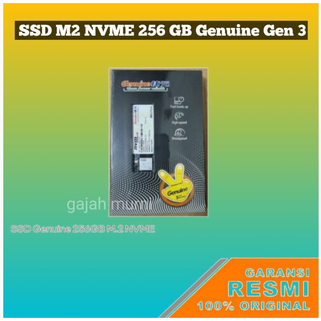 Genuine M2 Nvme 256 GB - M.2 Nvme 2280 256GB
