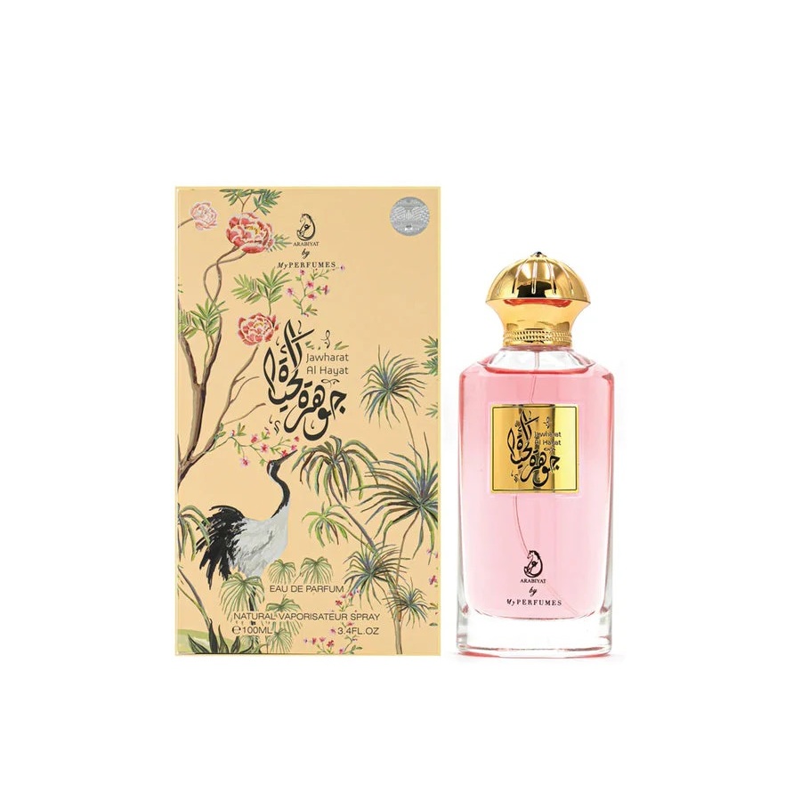 Arabiyat Parfum Jawharat Al Hayat 100ml Spray Unisex Edp Perfume Tahan Lama Aroma