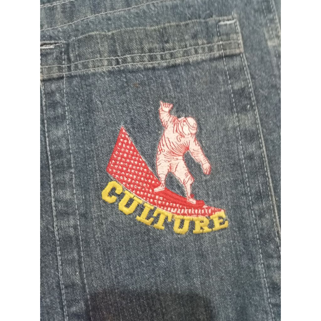 denim Y2K big pocket