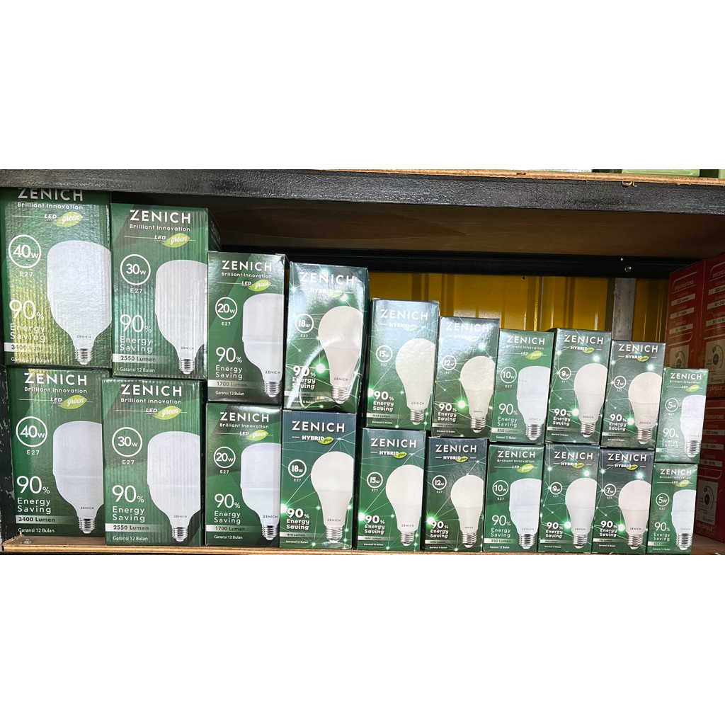 Lampu zenich T blub green / lampu zenich 5w’7w’9w’10w’12w’15w’18w’20w’30w’40w