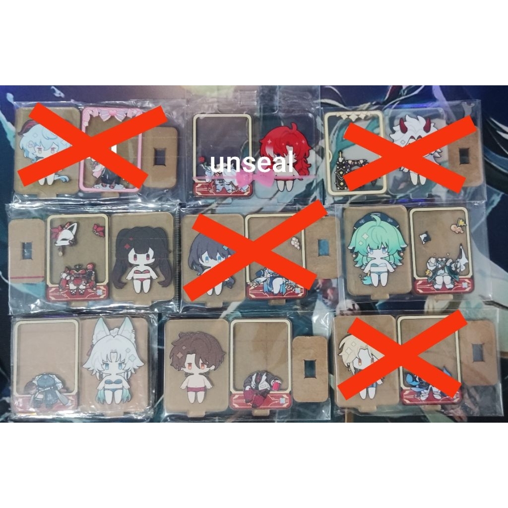 [Ready] Fanmerch Dress Up Standee Soiheo Soiheopanik Soiheoding Style Up Genshin Impact HSR ZZZ