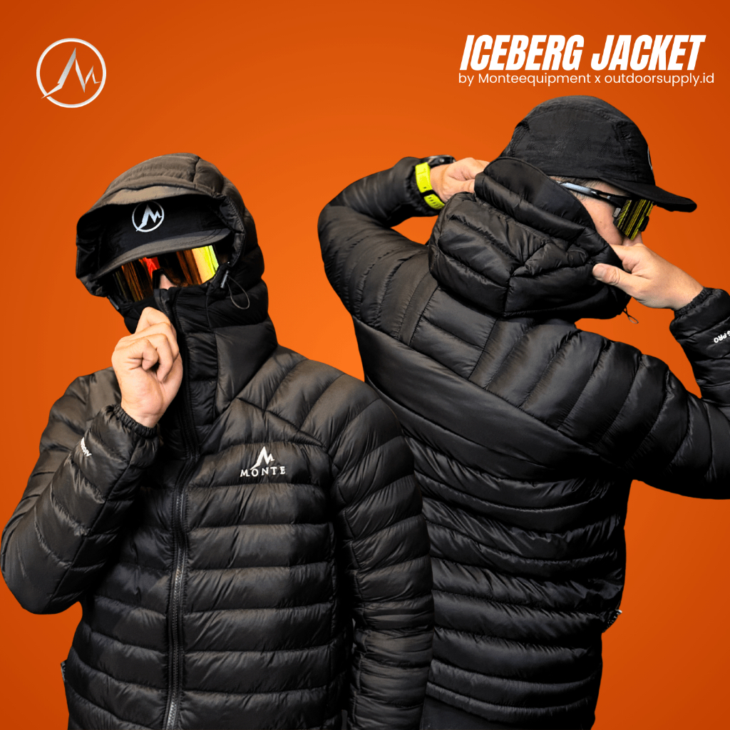MONTE EQUPIMENT ICEBERG JACKET - JACKET PUFFER MUSIM DINGIN JAKET GUNUNG BULU ANGSA JAKET GELEMBUNG 