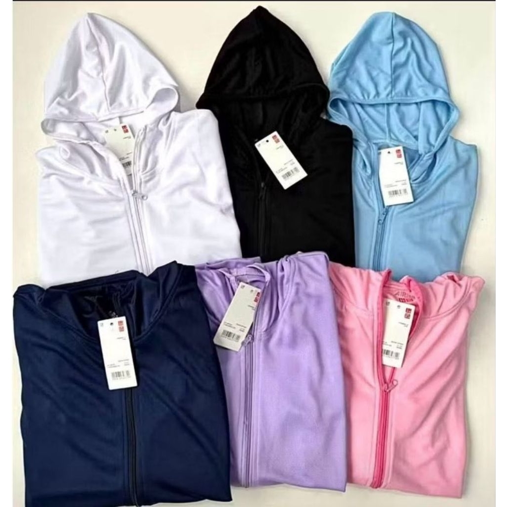 JAKET ANTI UV UNISEX UNIQLO JAKET OLAHRAGA PERLINDUNGAN SINAR MATAHARI
