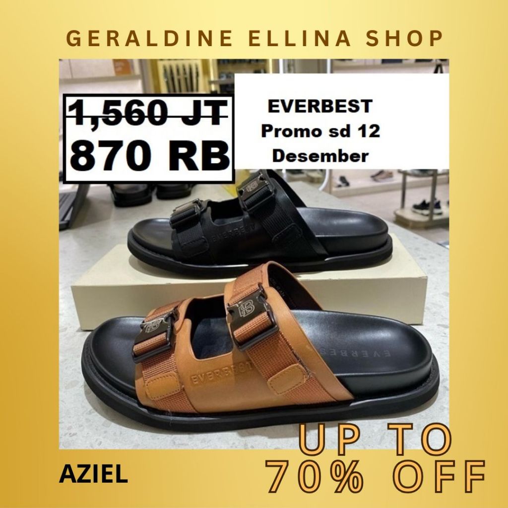 Sandal sendal EVERBEST pria original sale seri AZIEL
