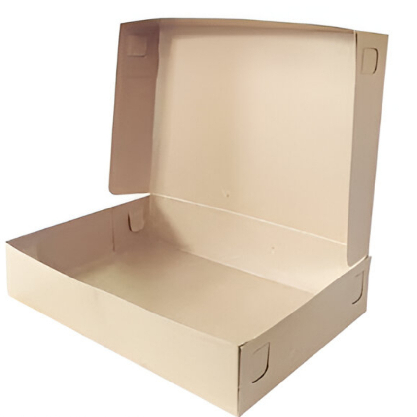 Box Kotak Donat Kraft Polos Laminasi isi 6pcs / Dus Kue Roti Bomboloni / DUS BOX DONAT ISI 6 KRAFT L