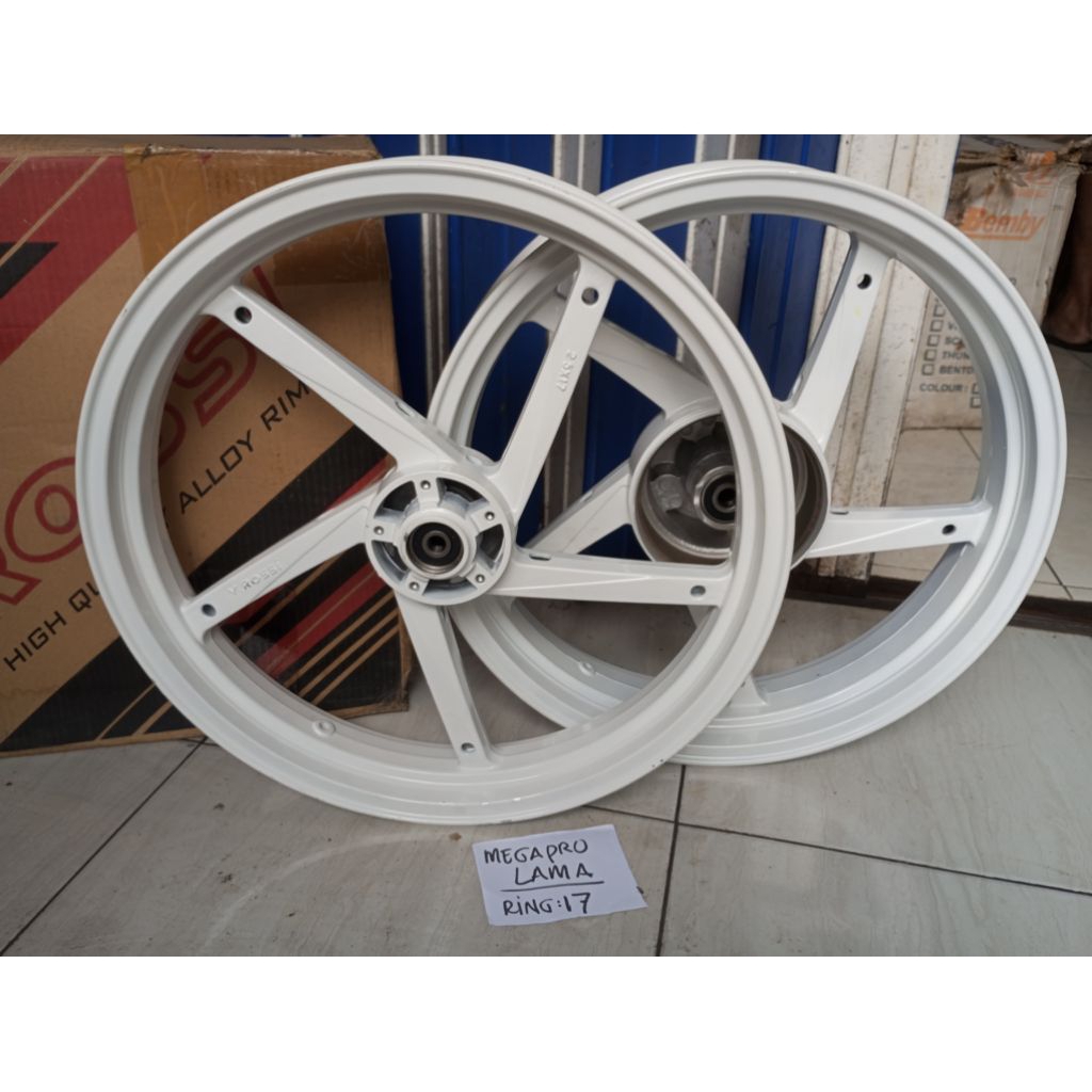 velg bintang velg balok Megapro lama ring 17