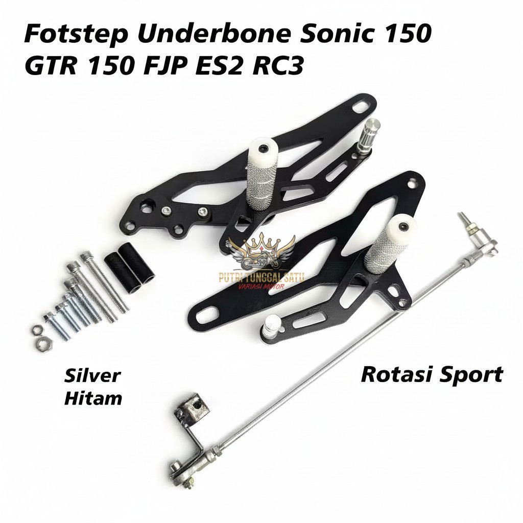 Underbone Sonic 150r  GTR 150 Bukan RCB ES2 RC3 Stick Pustep UB Honda Sonic Postep Sonic 150 R new
