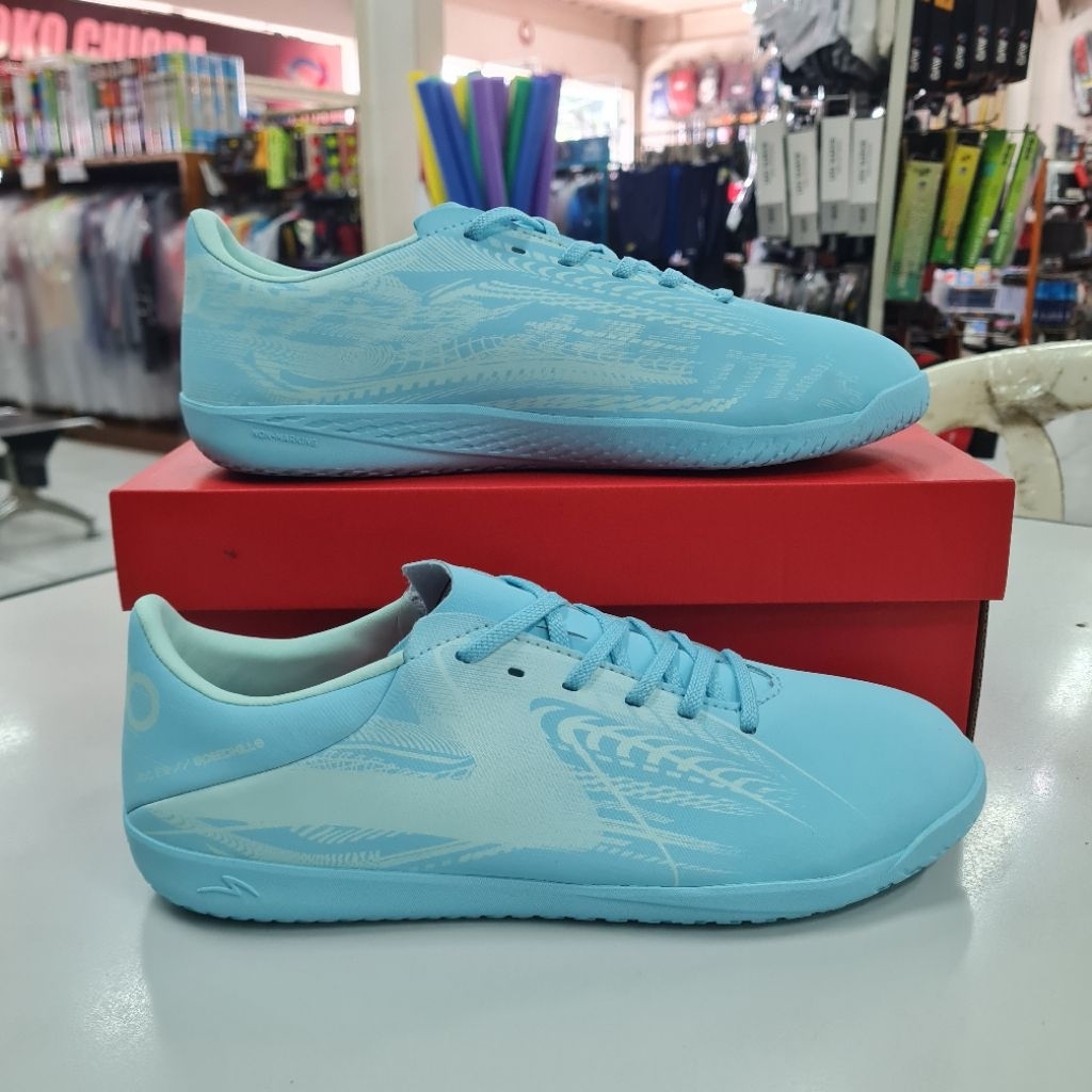 Sepatu Futsal Specs Elevation Two Biru Original Spatu Shoes Putsal Spec Spek