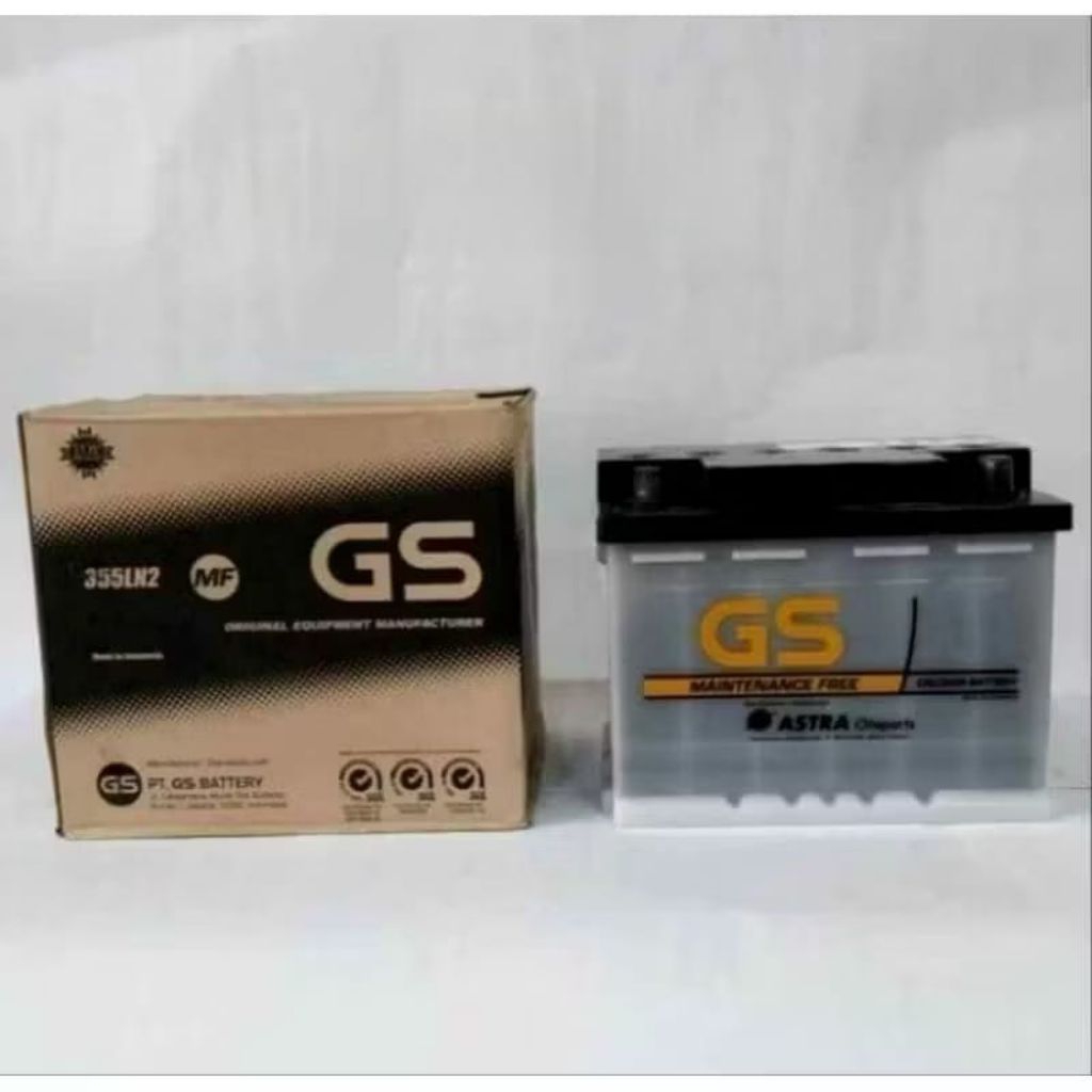 AKI MF GS ASTRA 355LN2 INNOVA REBORN BENSIN NEW FORTUNER BENSIN