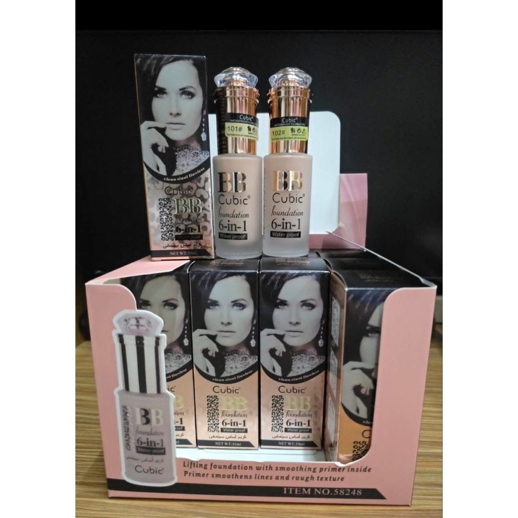 BB CUBIC FOUNDATION 6IN1 WATER PROOF