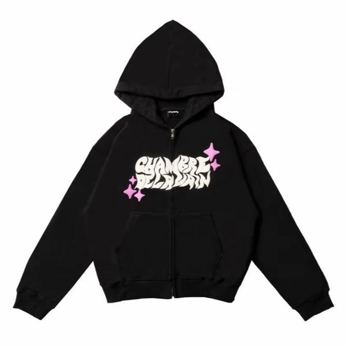 Hoodie Boxy Chambredelavain - Zip Each Their