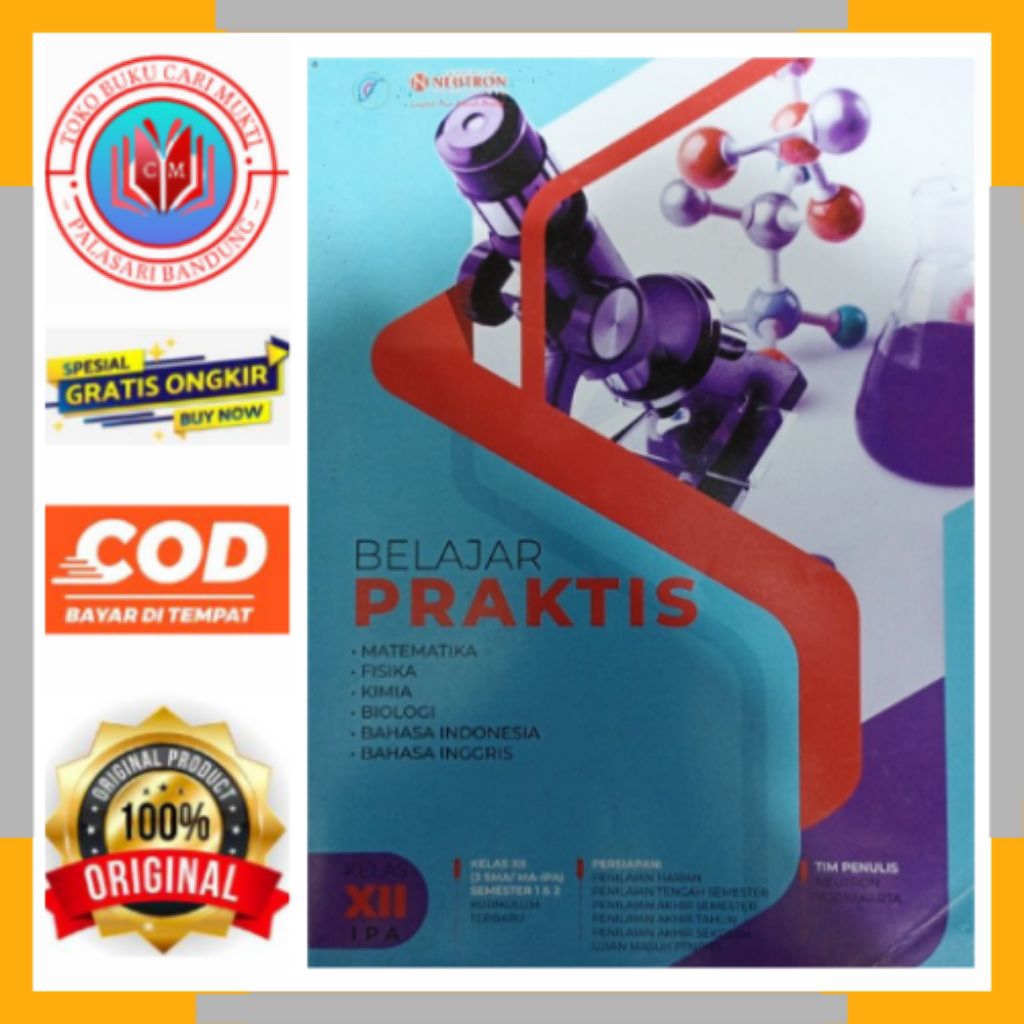 NEUTRON BUKU BELAJAR PRAKTIS KELAS 12 IPA BUKU BEKAS ORIGINAL
