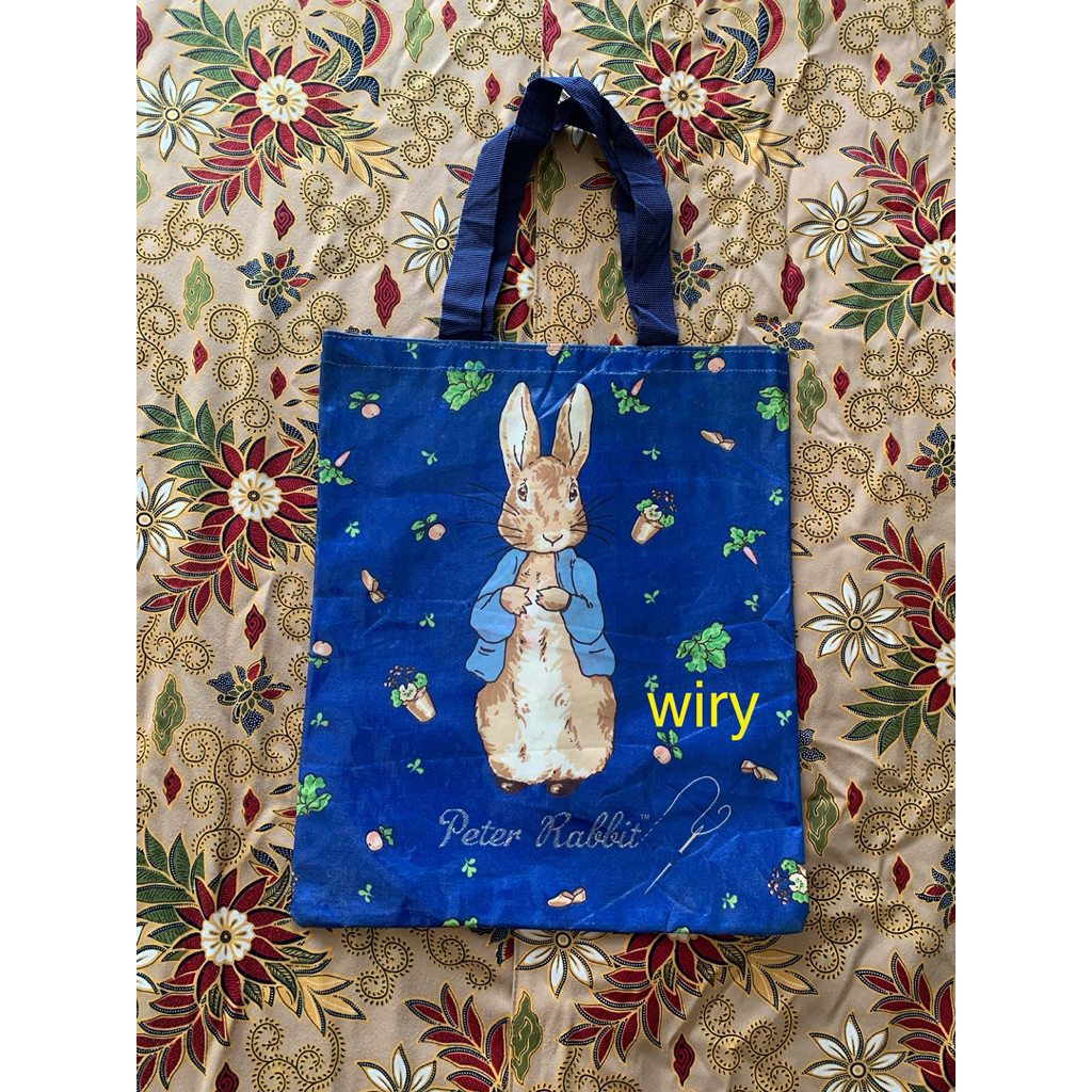 Tas Peter Rabbit tote vintage shoulder bag tas jalan tas kuliah