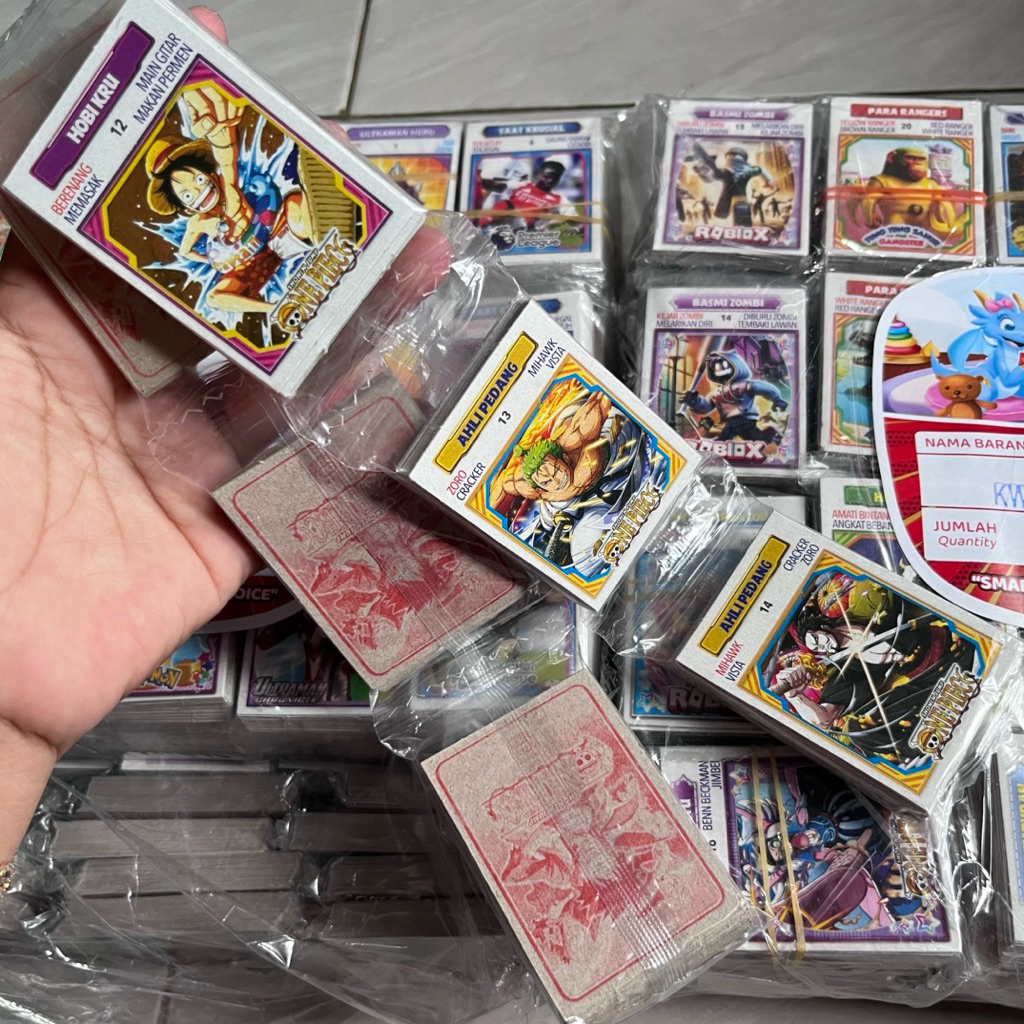 6 BUNGKUS KARTU KWARTET JUMBO DG / KARTU TEPUK