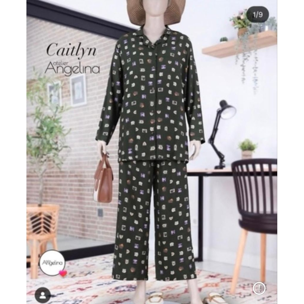 [SIAP KIRIM] CAITLYN PAJAMAS ANGEL COUNTRY SIZE MEDIUM BY ATELIER ANGELINA