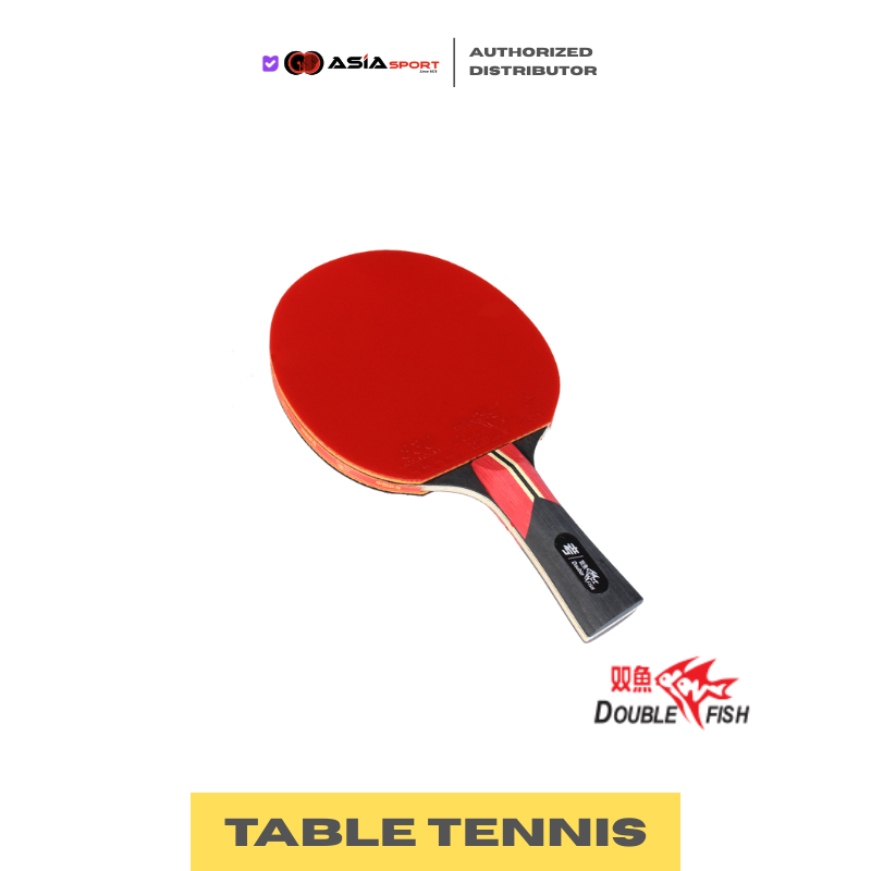 Bat Pingpong DoubleFish *3 + Cover | Tenis Meja | Bat Pingpong Tenis Meja 3 Star Premium