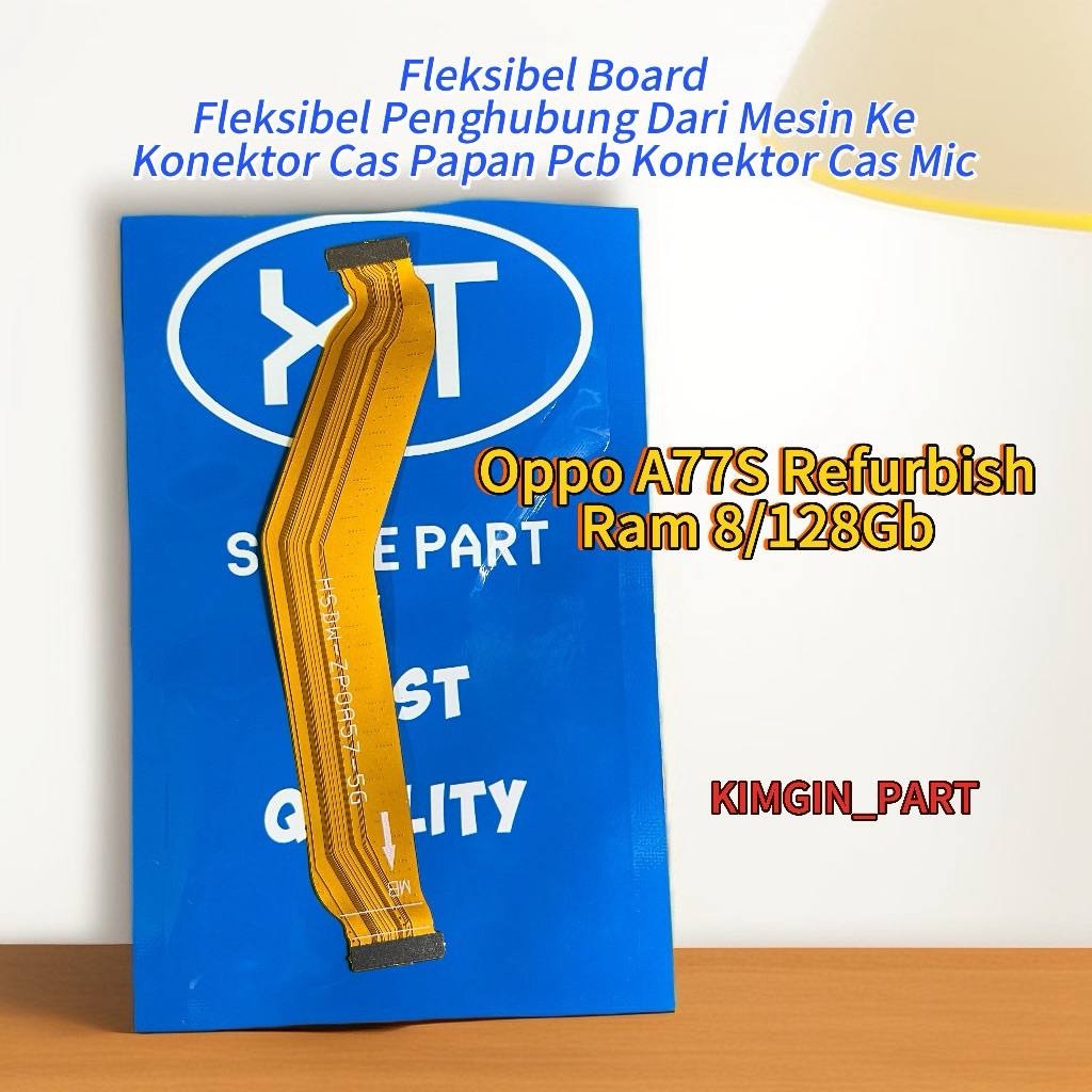 Fleksibel Board Fleksibel Penghubung dari Mesin Ke Papan Pcb Konektor Cas Mic Oppo A77s Refurbish Ra