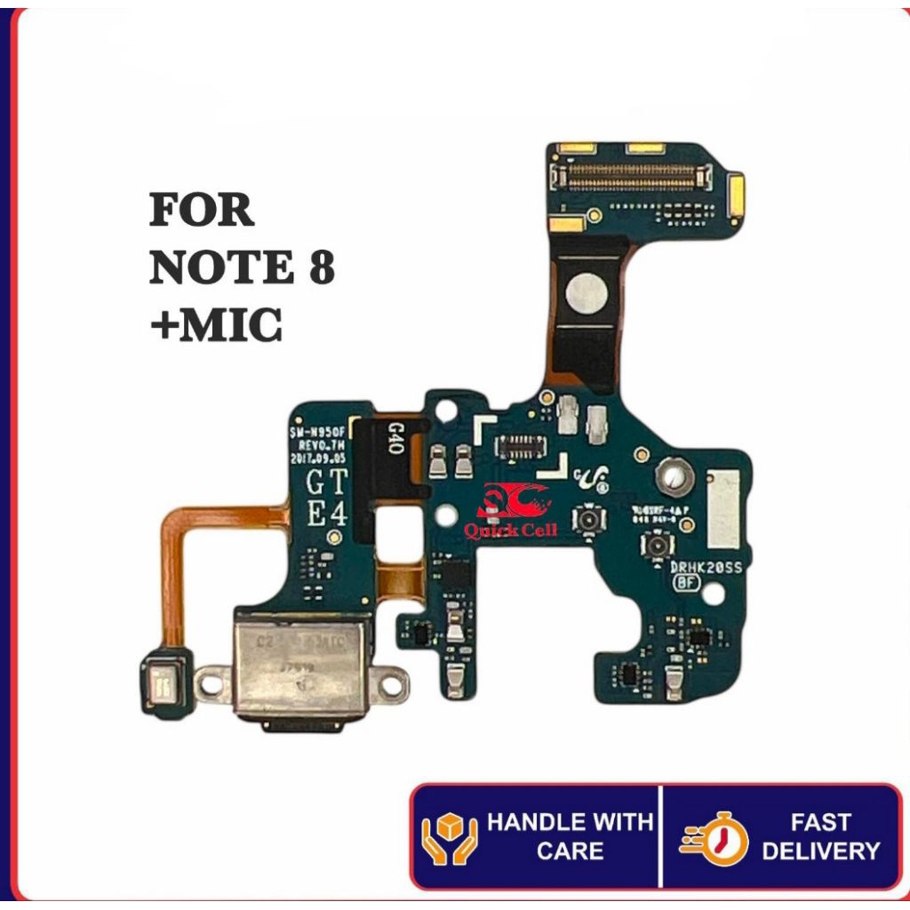 Flexible Papan PCB Con Cas Fleksibel Konektor Charger SAMSUNG NOTE 8 N950F papan cas samsung note 8 