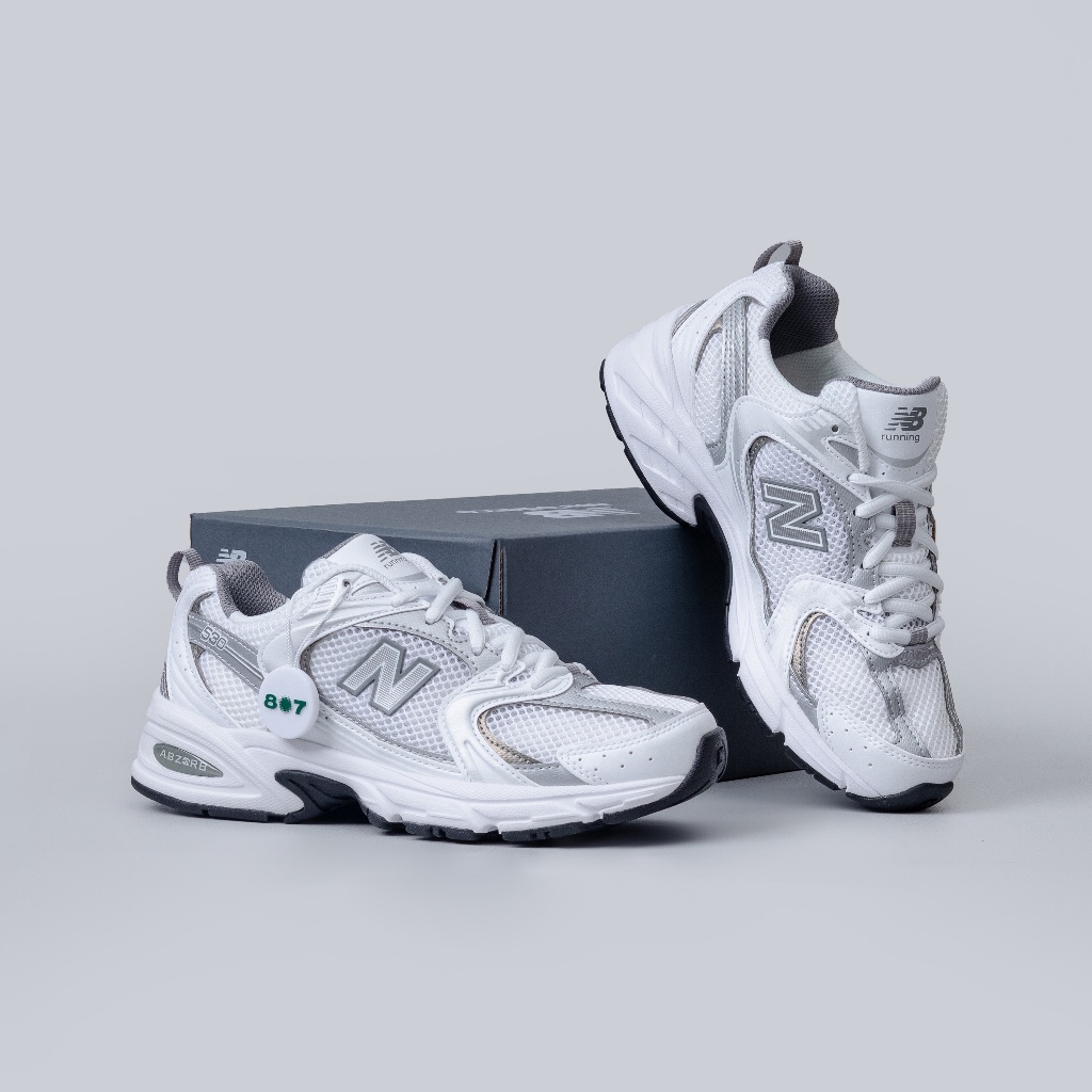 New Balance 530 White Silver Metallic