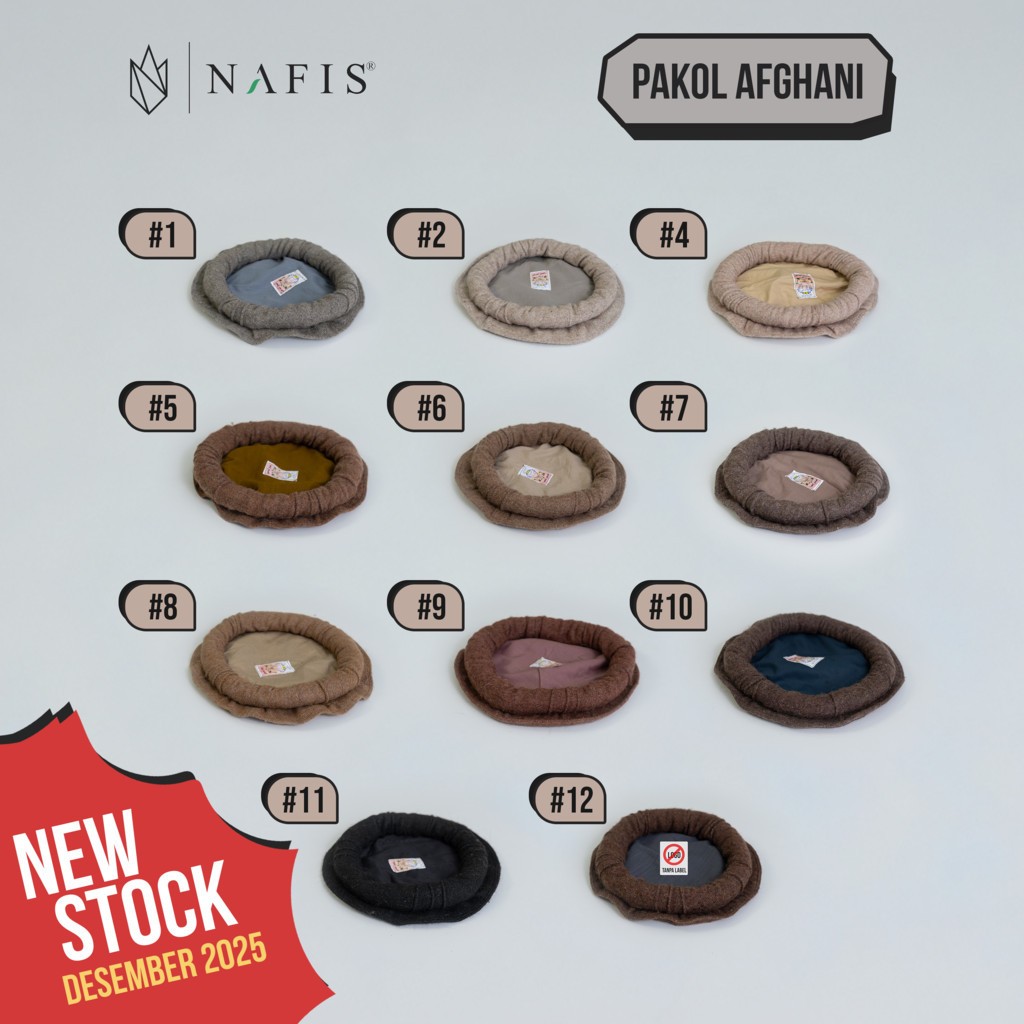 Pakol / Topi / Peci Afghanistan original asli Peshawar (imported) Limited