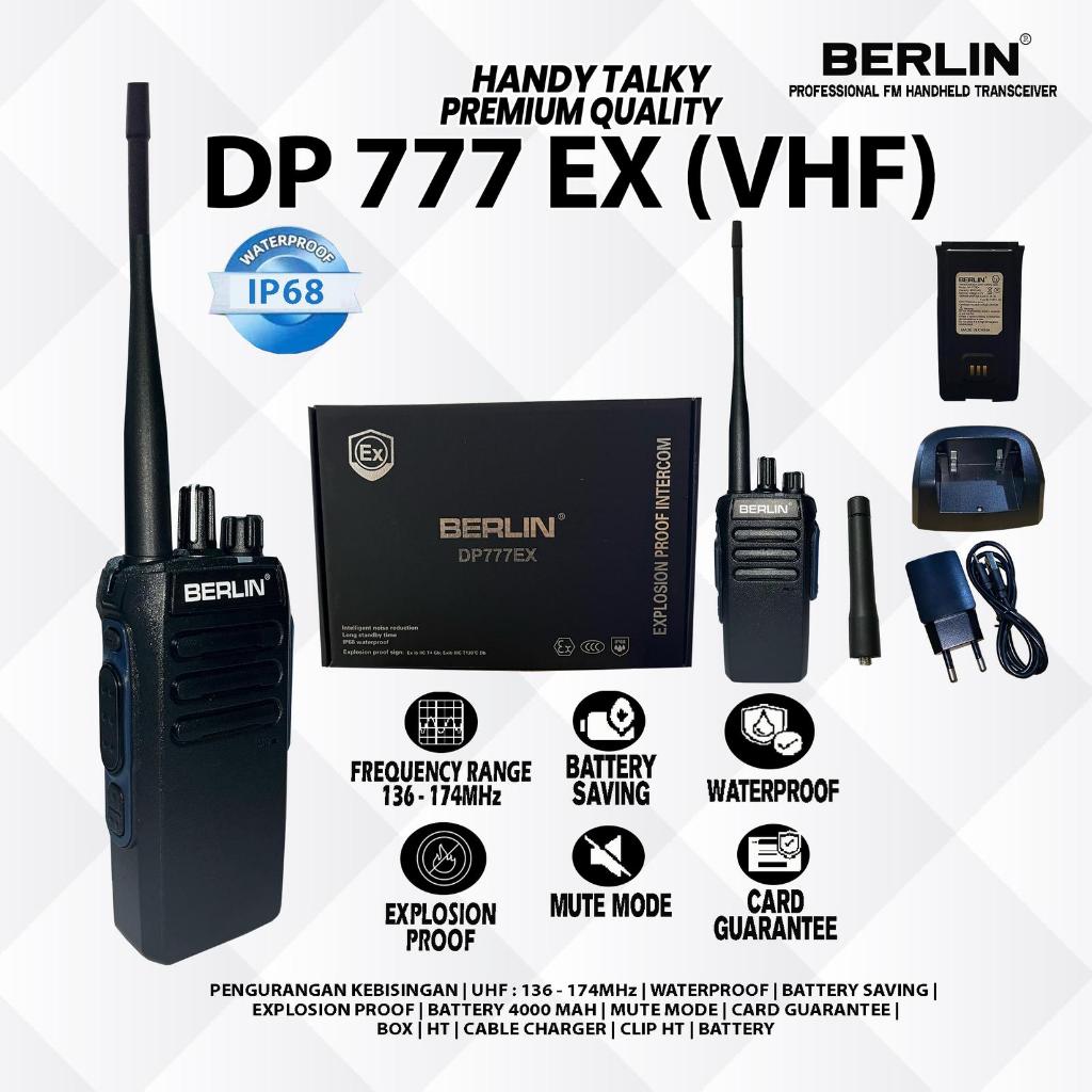 HT EXPLOSION PROOF BERLIN VHF HT BL-DP 777 EX GASPROOF