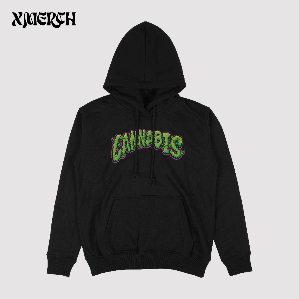 Hoodie Cannabis Marijuana 420 - Jaket Distro Pria Wanita - Premium Bahan Cotton Fleece