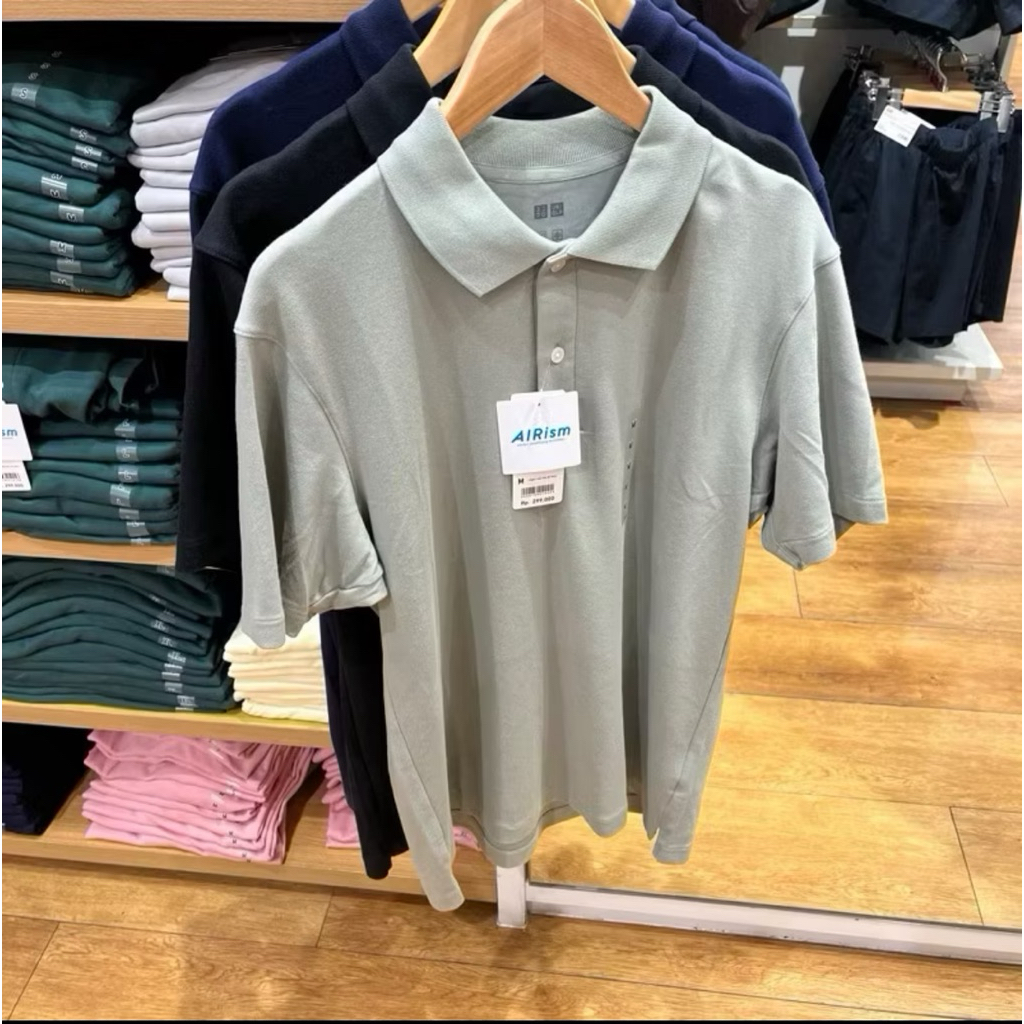 kaos uniqlo polo airism (new)