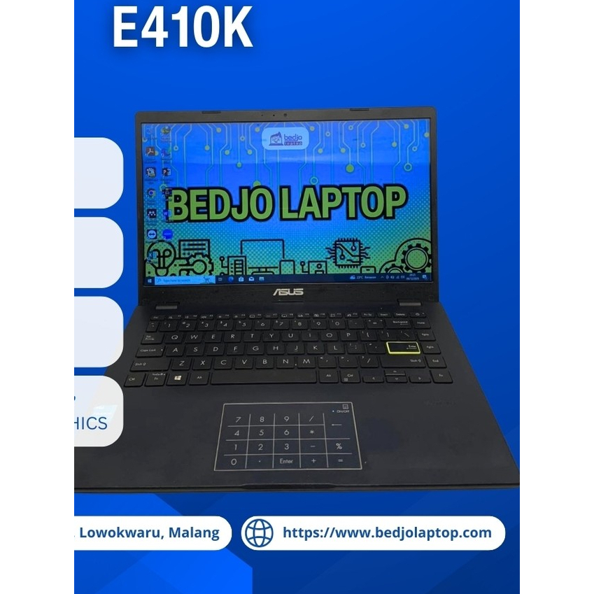 ASUS E410K TERTIPIS, ASUS E410K COCOK KULIAH, LAPTOP ASUS MURAH BERGARANSI
