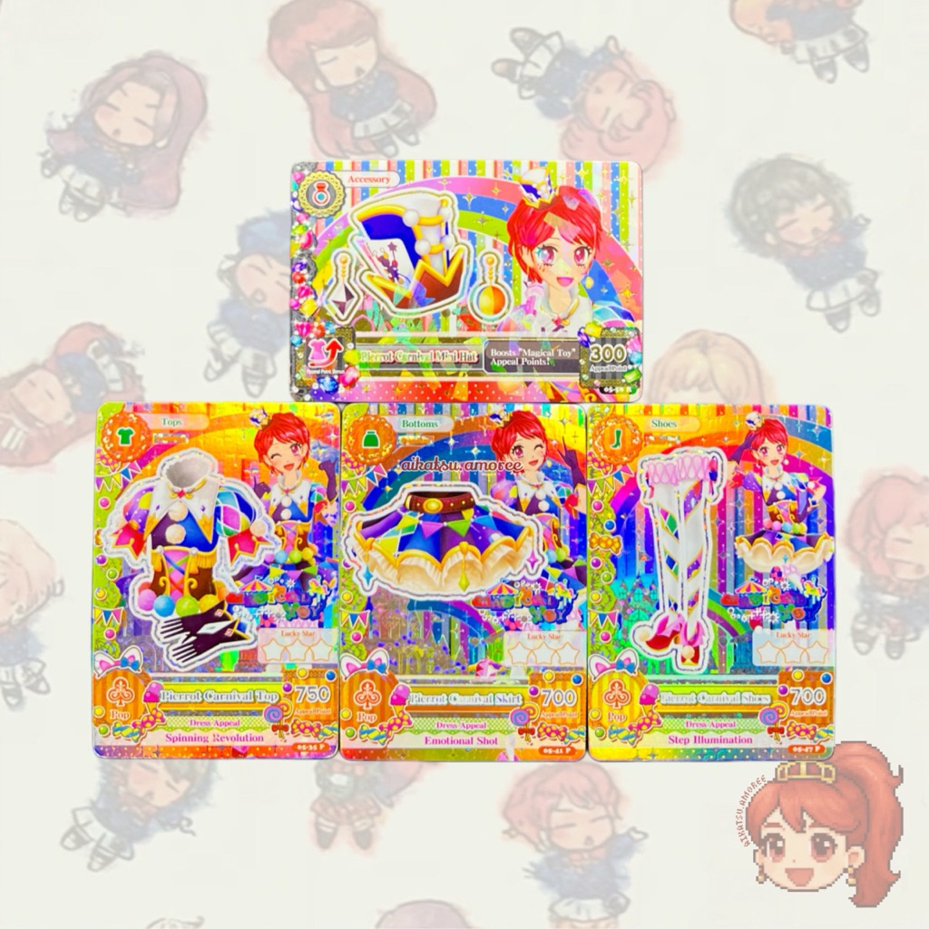 Aikatsu Premium Magical Toy Pierrot Carnival Set Kaede Ichinose