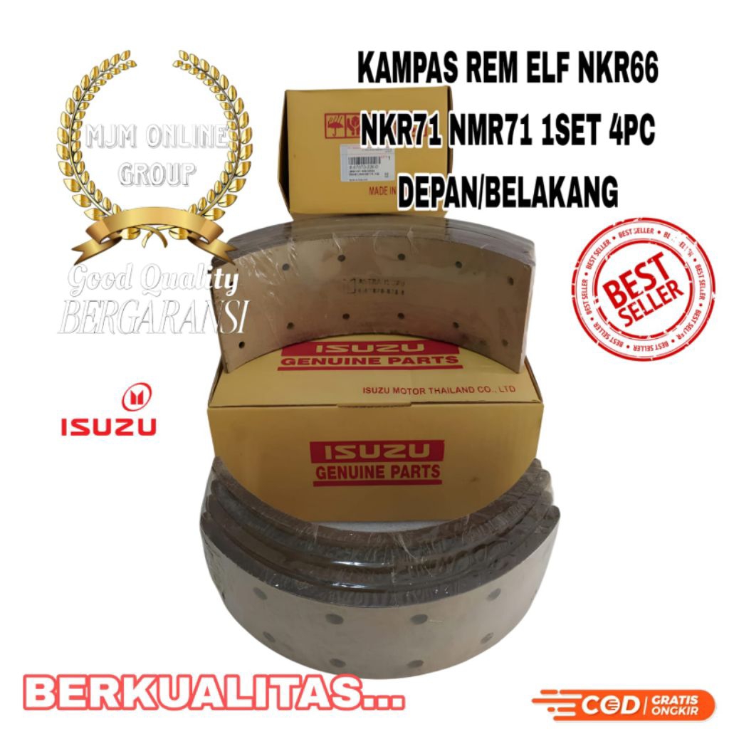 KAMPAS REM ISUZU ELF NMR71 NMR 71 ORIGINAL