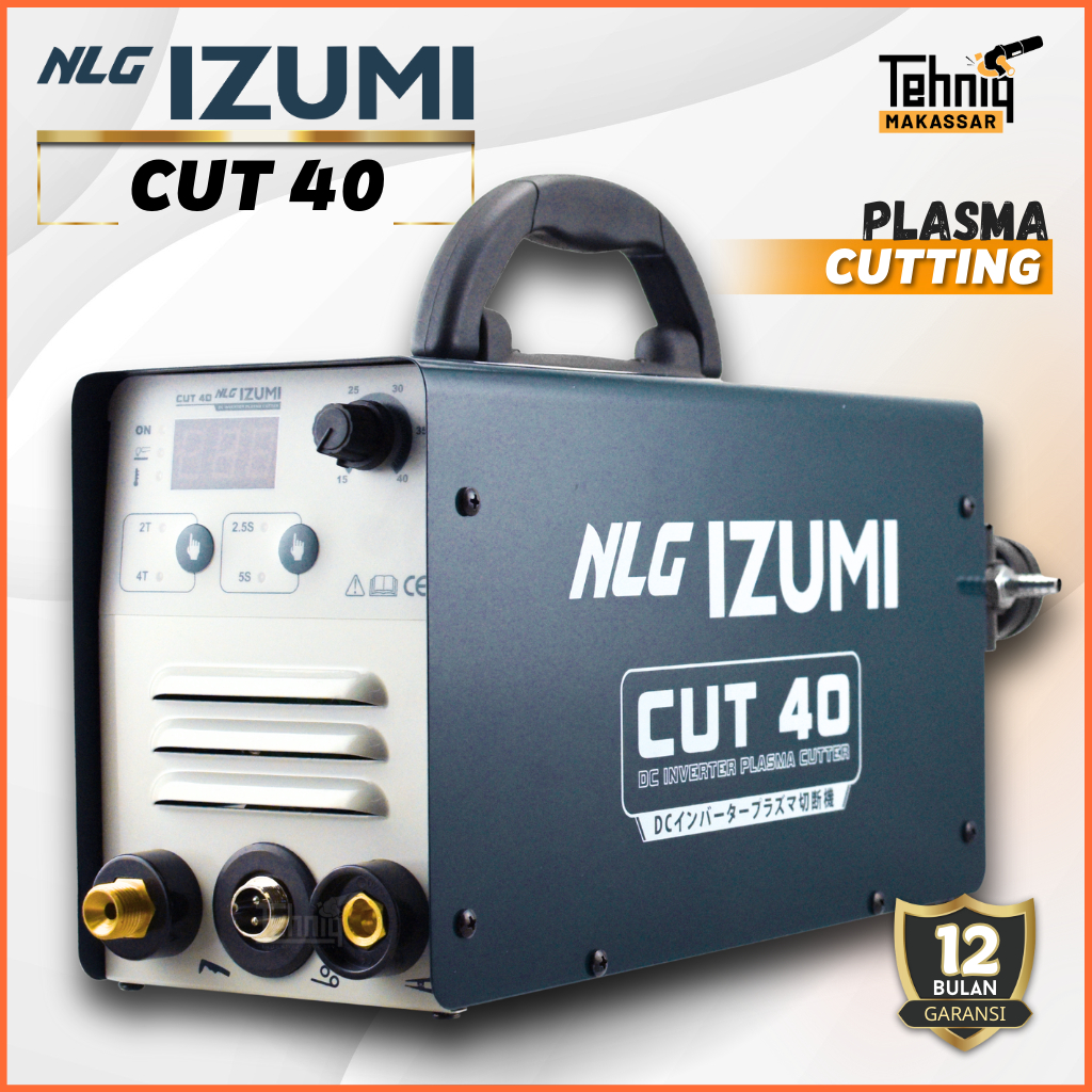 Mesin Las Plasma Izumi Cut 40 - Alat Potong Besi, Stainless Steel & Aluminium dengan Kapasitas 6-12mm