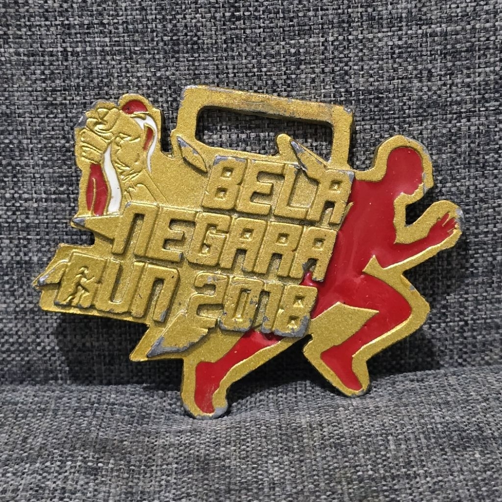 medali finisher bela negara run 2018