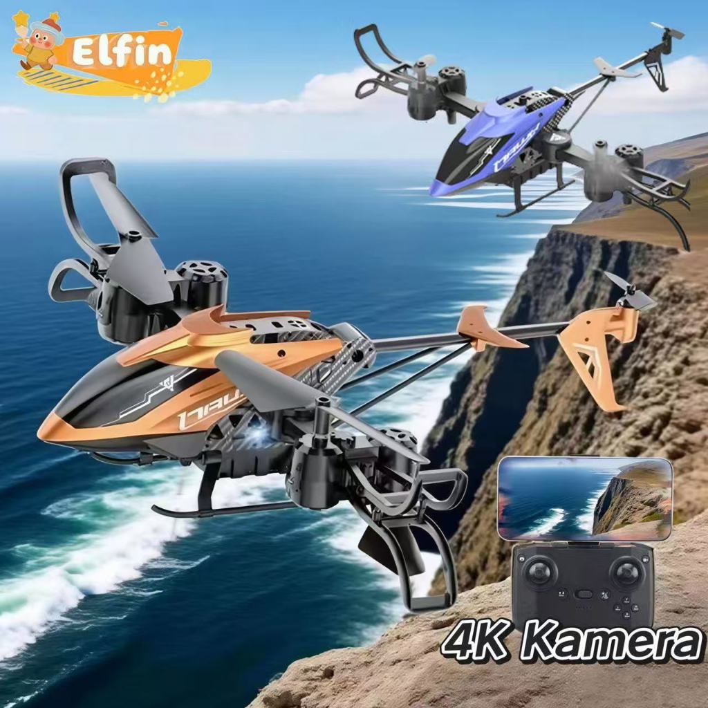 Mainan RC Helikopter Dengan 4K WiFi FPV HD Kamera Remote Control Helikopter RC Pesawat Ketinggian Ta