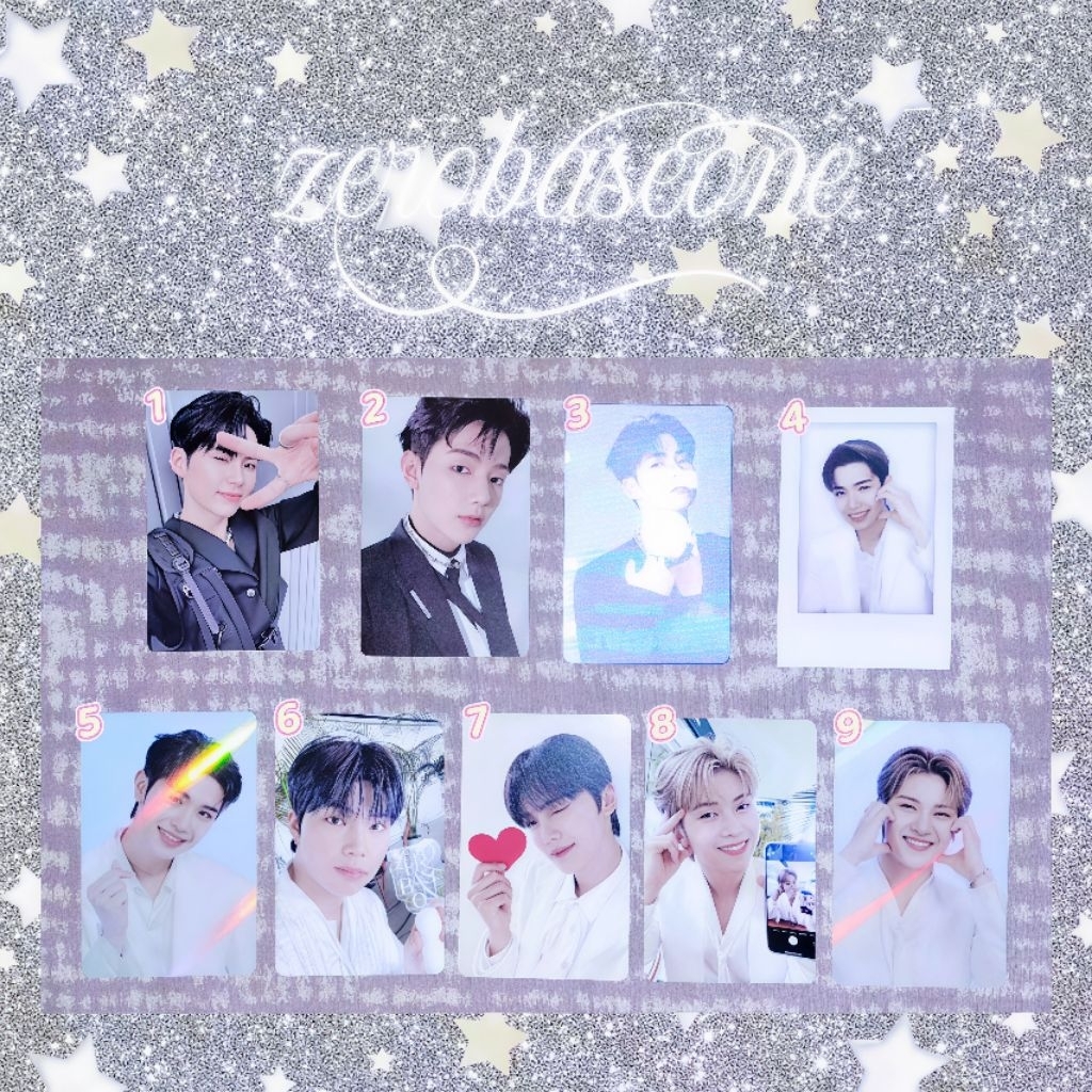 [READY] PC OFFICIAL ZEROBASEONE gunwook gyuvin hao hanbin taerae jiwoong matthew ricky yujin zb1 tra