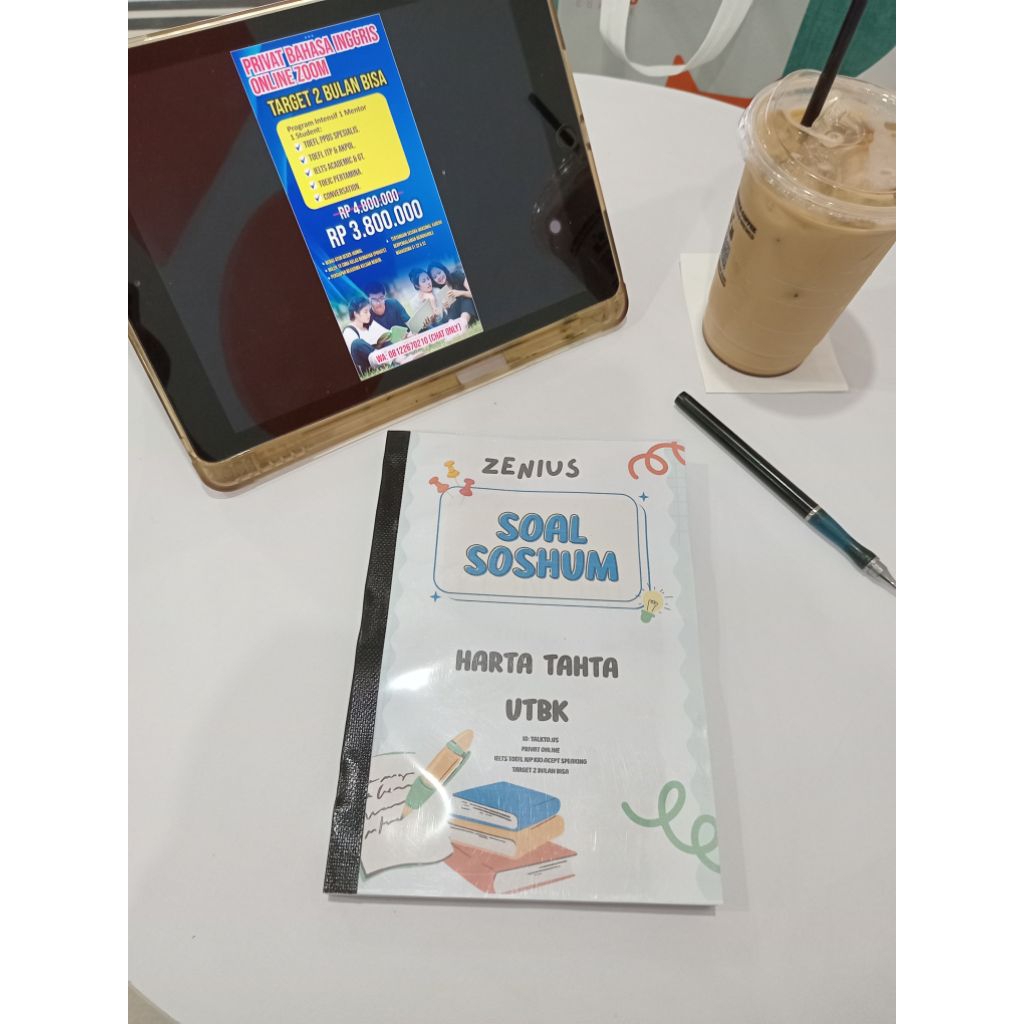 Buku TPS TKA Zenius Soshum Ekonomi Sejarah Geografi Sosiologi