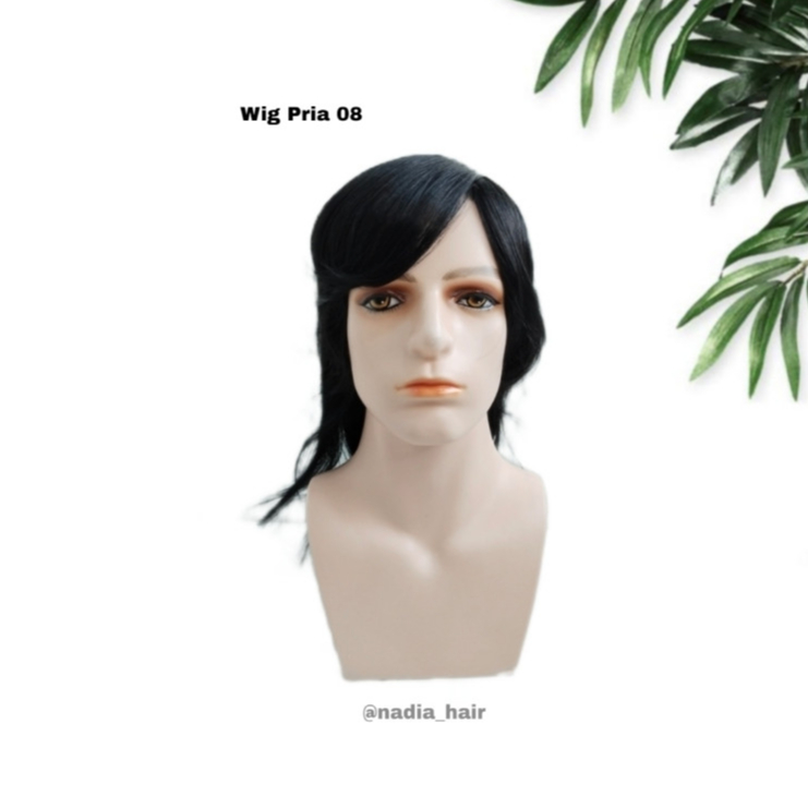 Wig Pria/Wig Pria Panjang/Wig Pria 08/Wig Pria Kekinian/wig Pria Modern