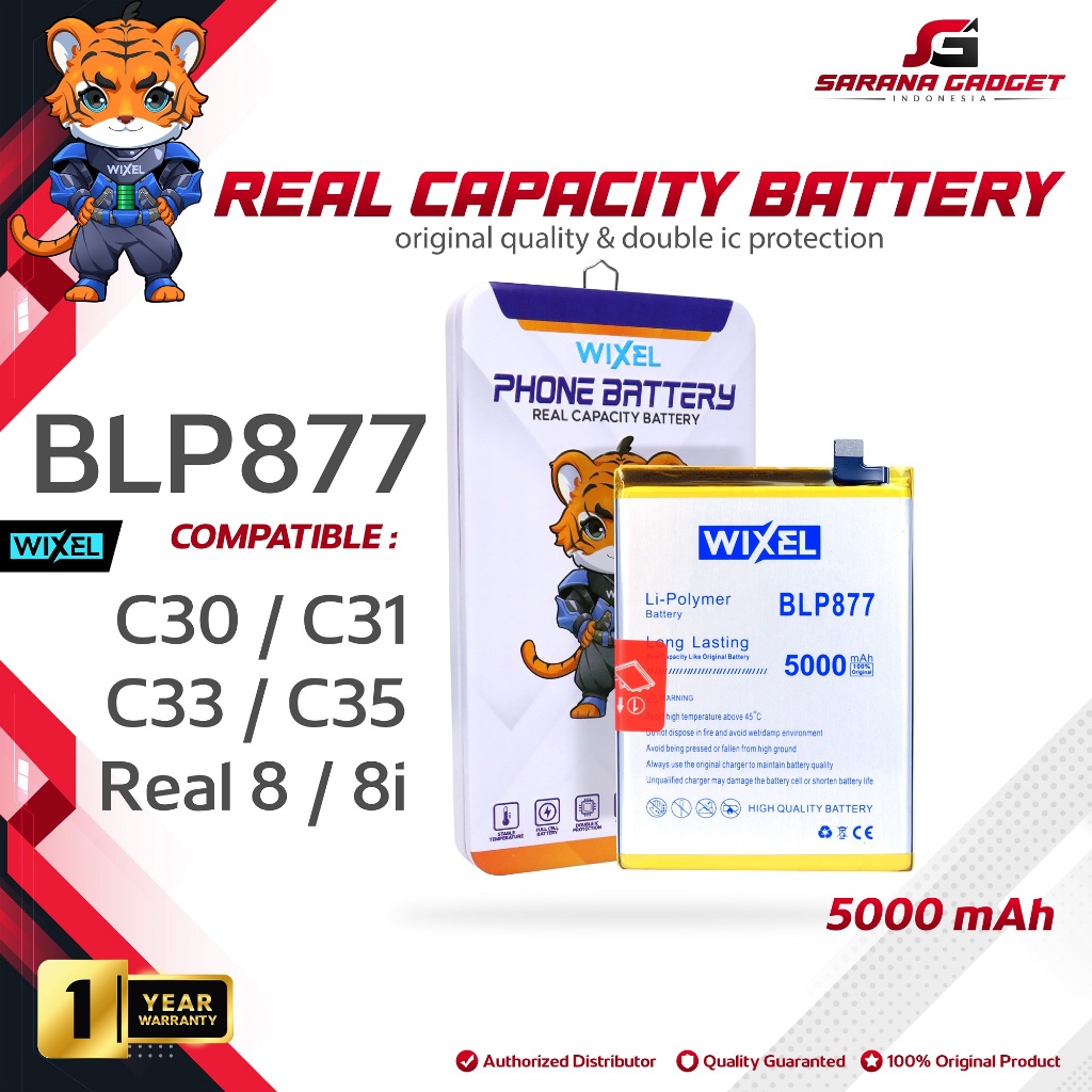 WIXEL Baterai Double Power BL-58BX BL58BX Infinix Hot 9 Play X680 Hot 10 Play X688 X688C Hot 10S X68