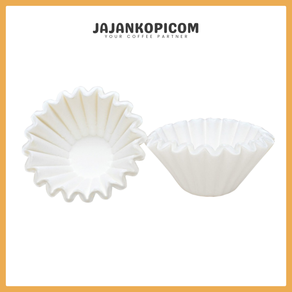 Origami coffee paper wave filter / kertas saringan kopi V60 50pcs