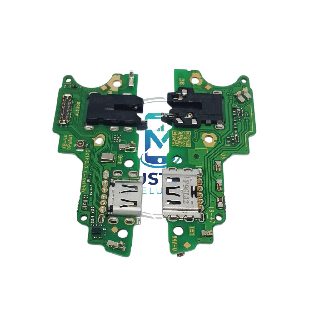 fleksibel charger cas papan cas konektor Oppo A31, A12, ) + IC ORIGINAL PULSET