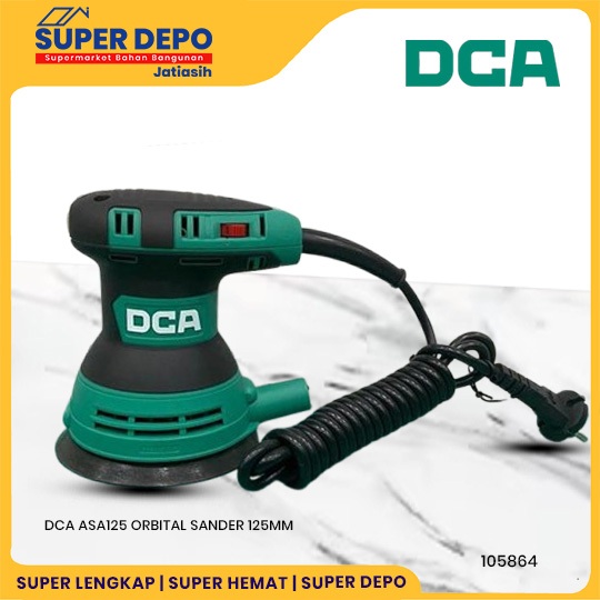 DCA ASA125 ORBITAL SANDER 125MM