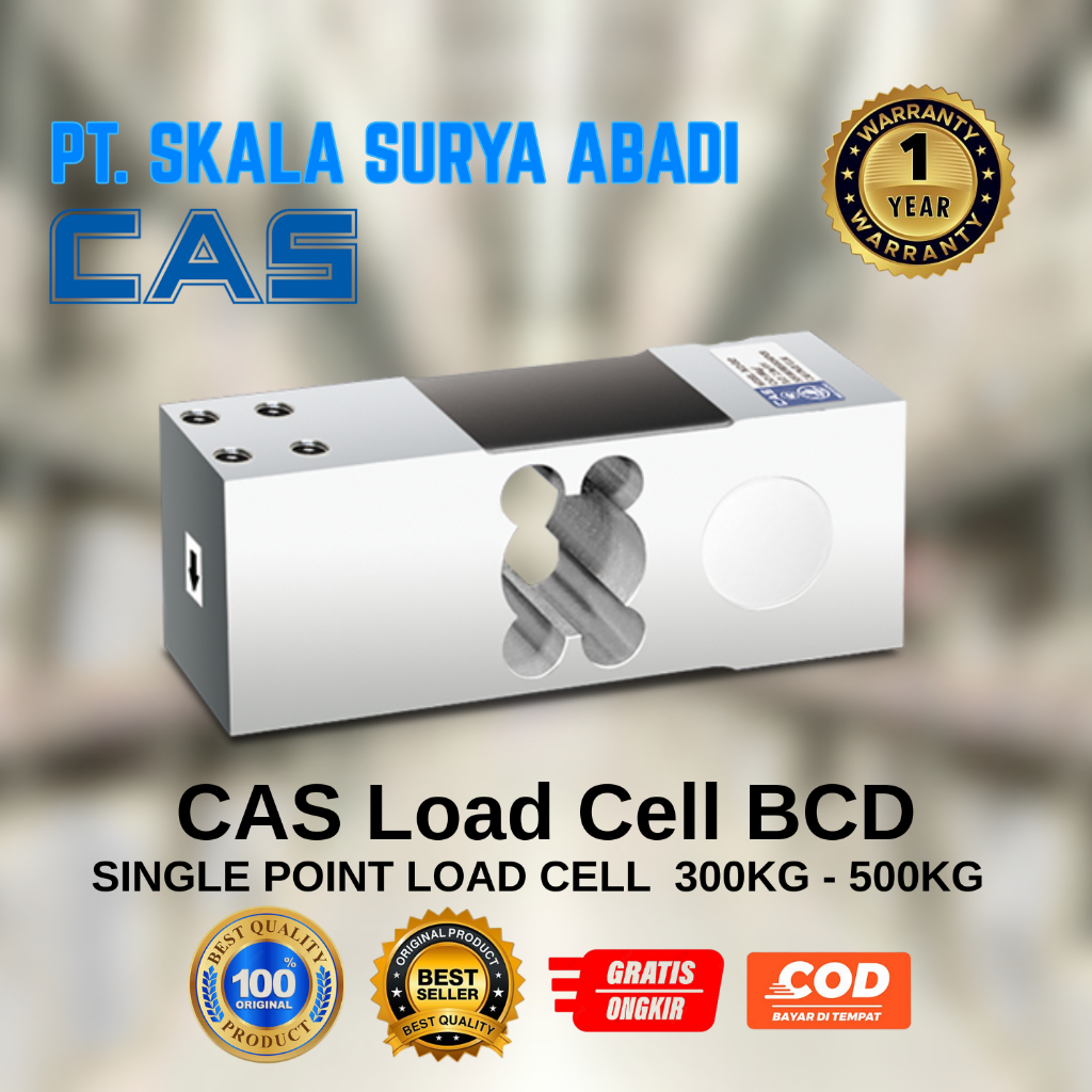 Load Cell CAS BCD 300Kg - 500kg /Single Point Load Cell / Load Cell Timbangan