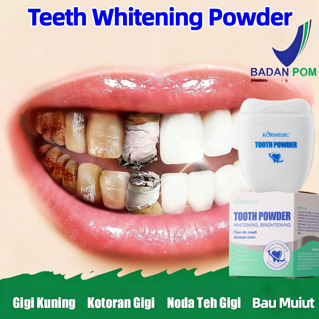 Penghilang Karang Gigi Pemutih Gigi Kuning Permanen 100% ORIGINAL Pemutih Gigi Perontok Karang Gigi 