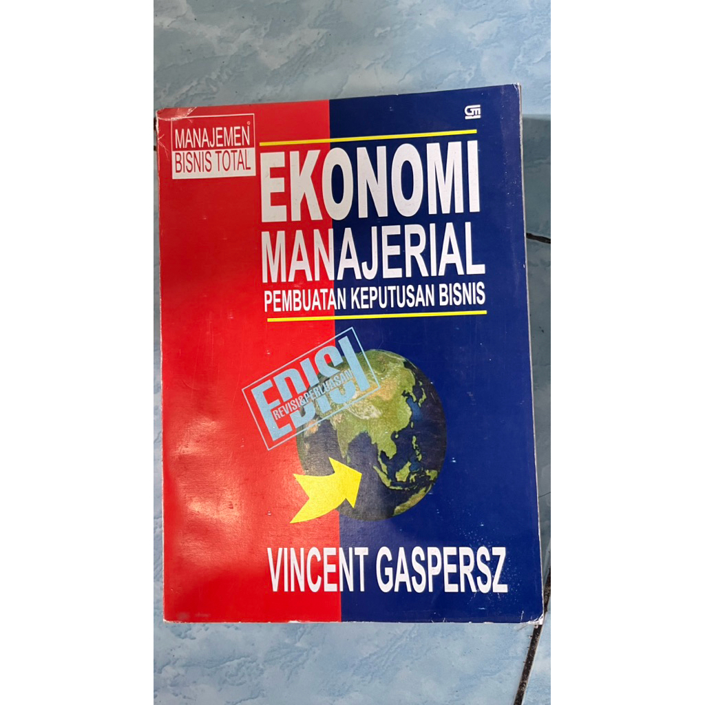 BEKAS VINCENT GASPERSZ EKONOMI MANAJERIAL BUKU KULIAH MANAJEMEN